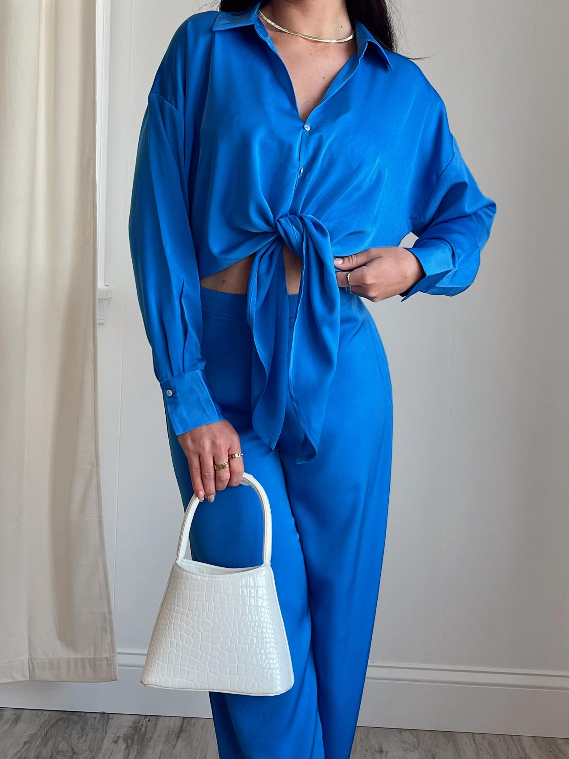 Rue Satin Wide Leg Pants | FINAL SALE Product Image