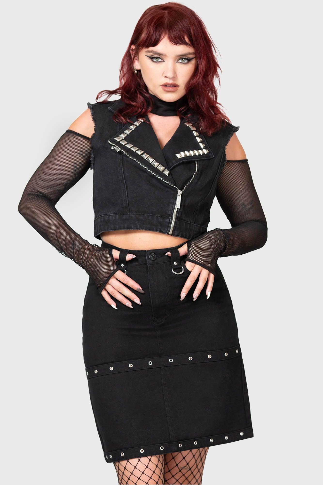 Punktured Skirt Female Product Image