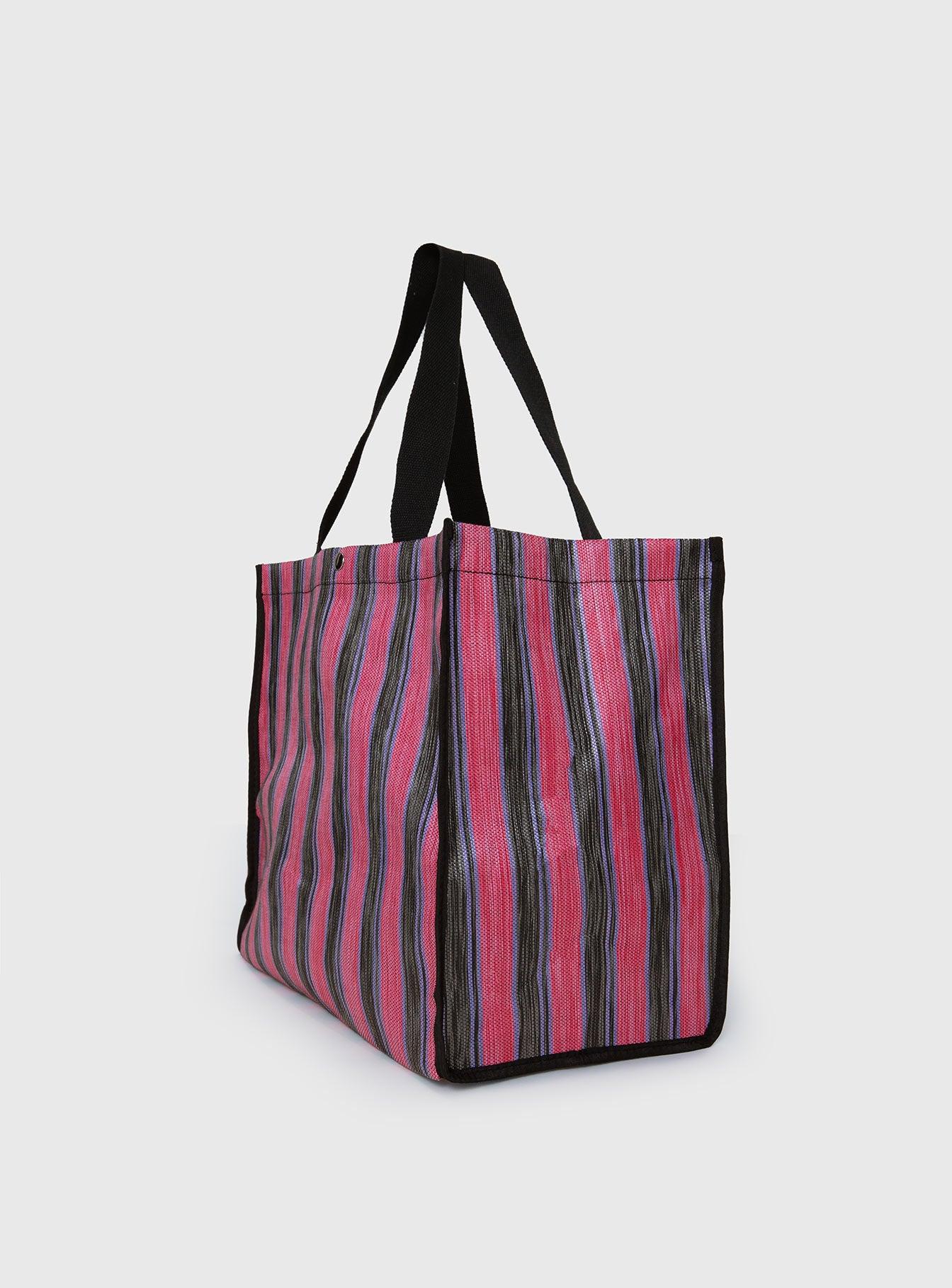 Stela Striped Tote Multi Product Image