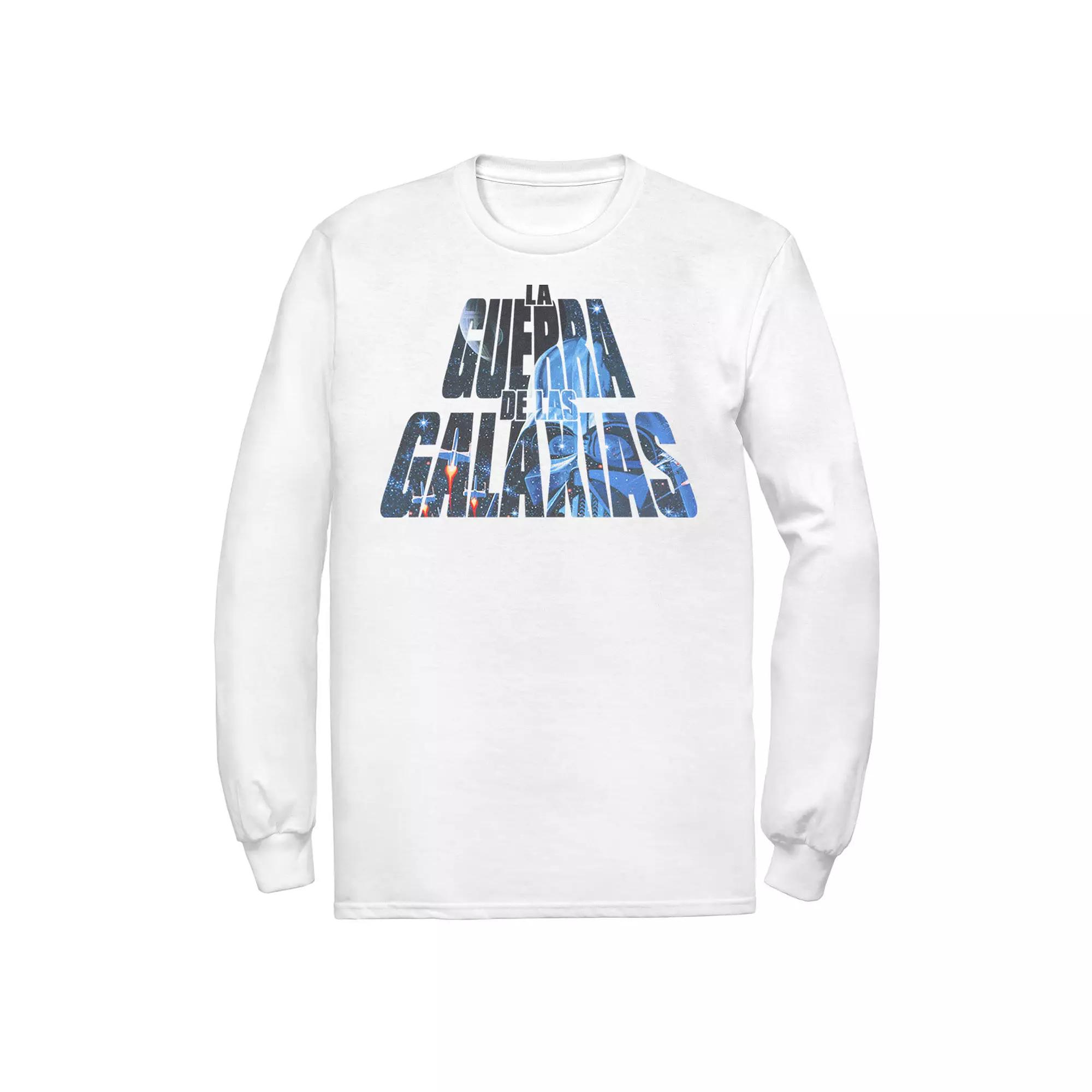 Men's Star Wars La Guerra De Las Galaxias Letter Fill Tee,  Product Image