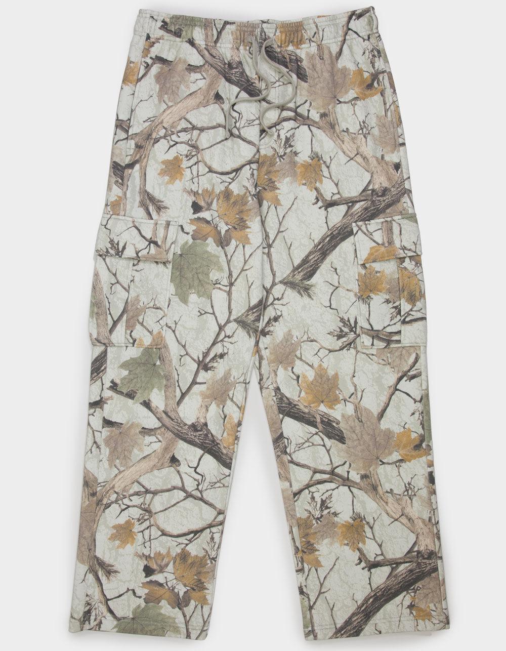 RSQ Mens Baggy Cargo Sweatpants - CAMO BLACK Product Image