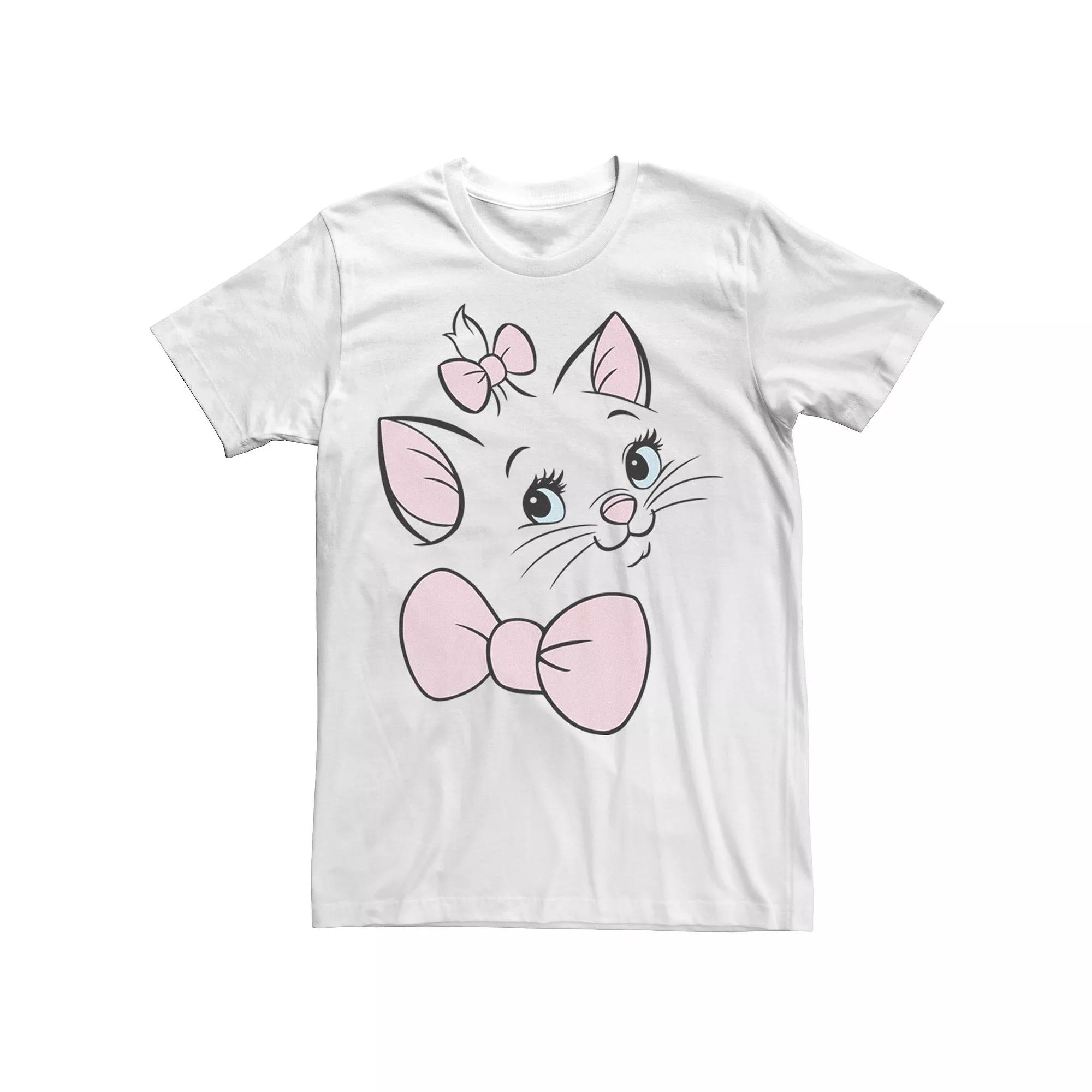 Disney's Aristocats Marie Men's Cute Kitten Face Up Close Tee,  Product Image