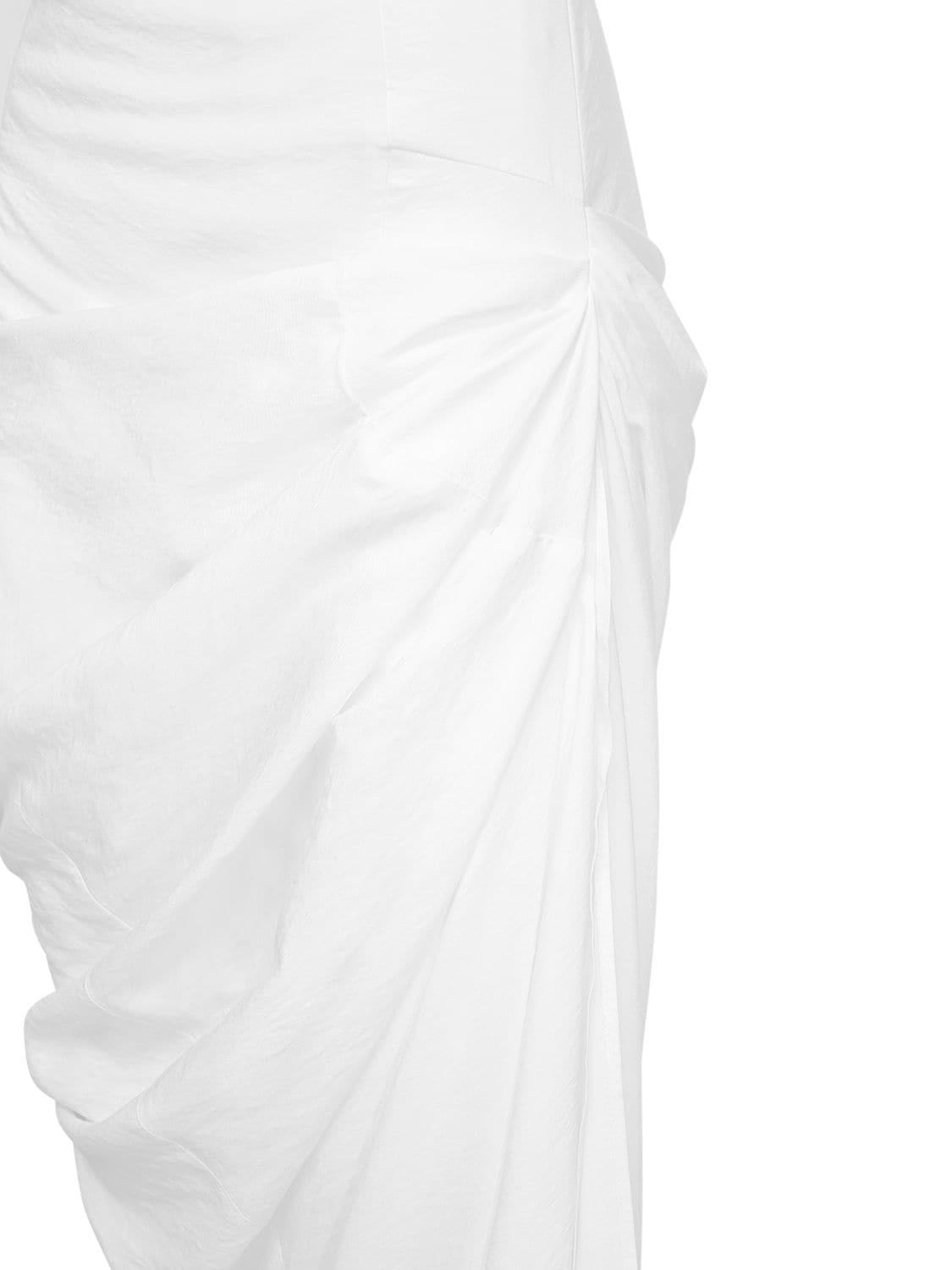 JACQUEMUS La Robe Saudade Long Viscose Blend Dress In White Product Image