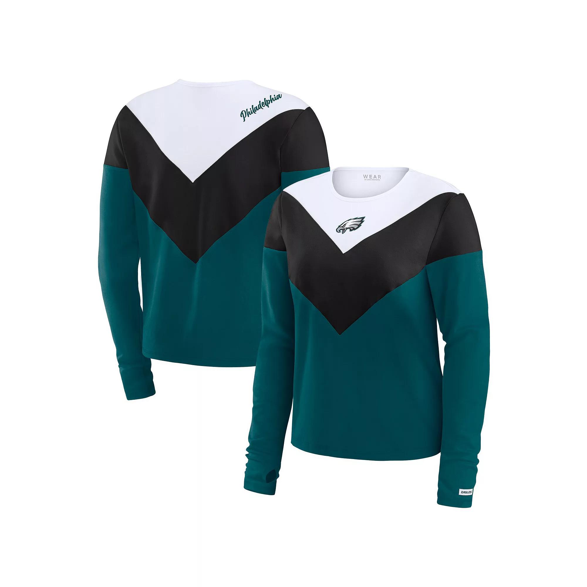 Women's WEAR by Erin Andrews Midnight Green/Black Philadelphia Eagles Plus  Product Image