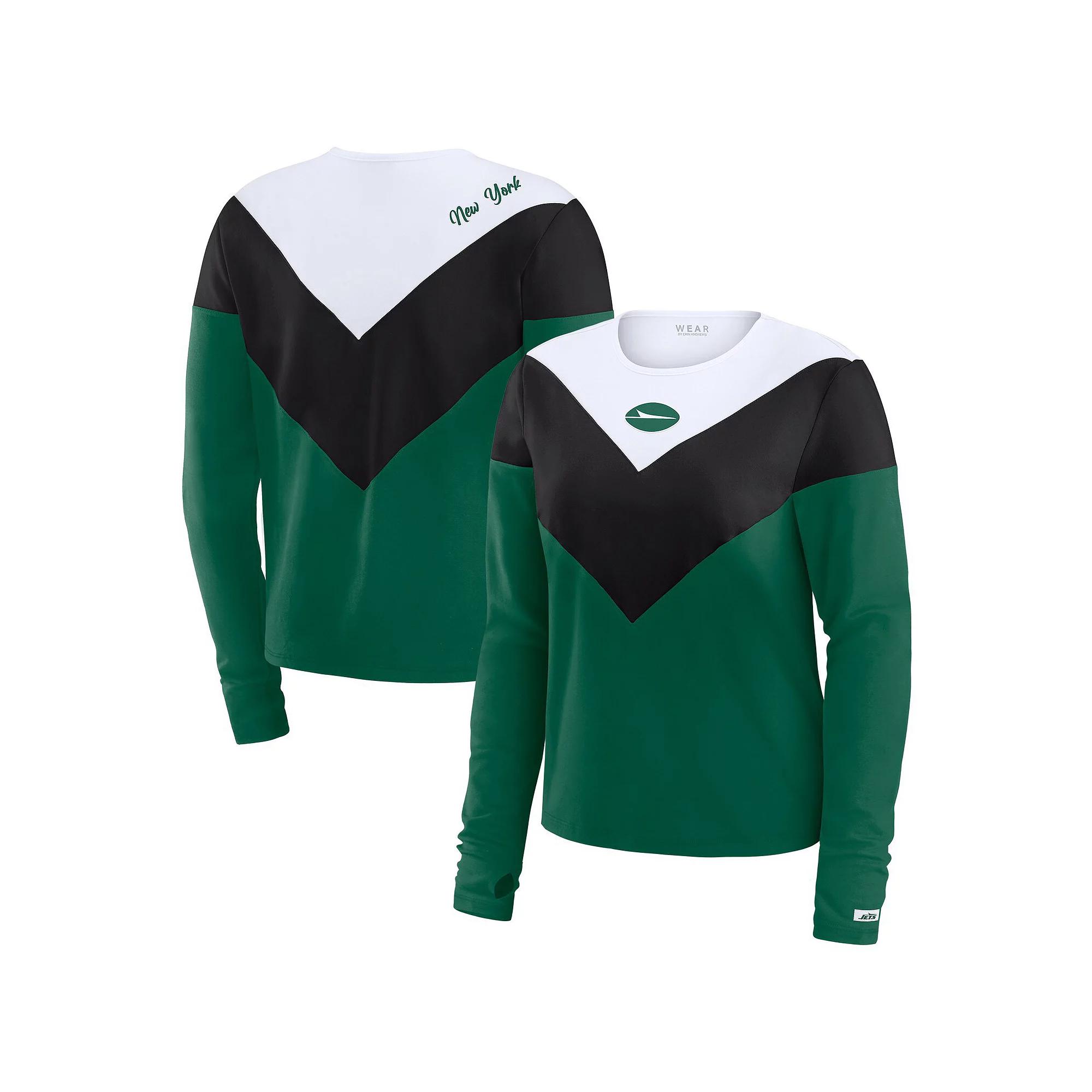 Women's WEAR by Erin Andrews Green/Black New York Jets Plus  Product Image