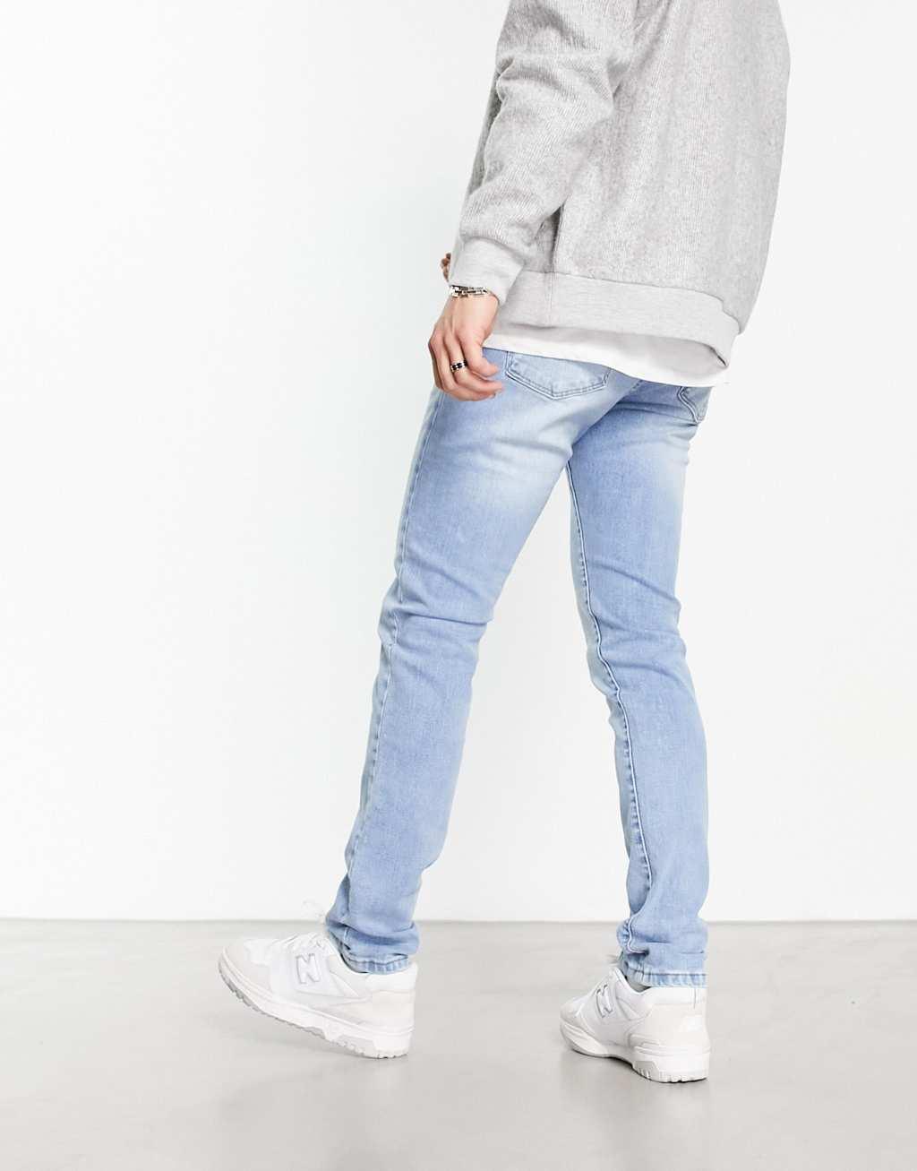 Scalpers slim jeans in light blue Product Image