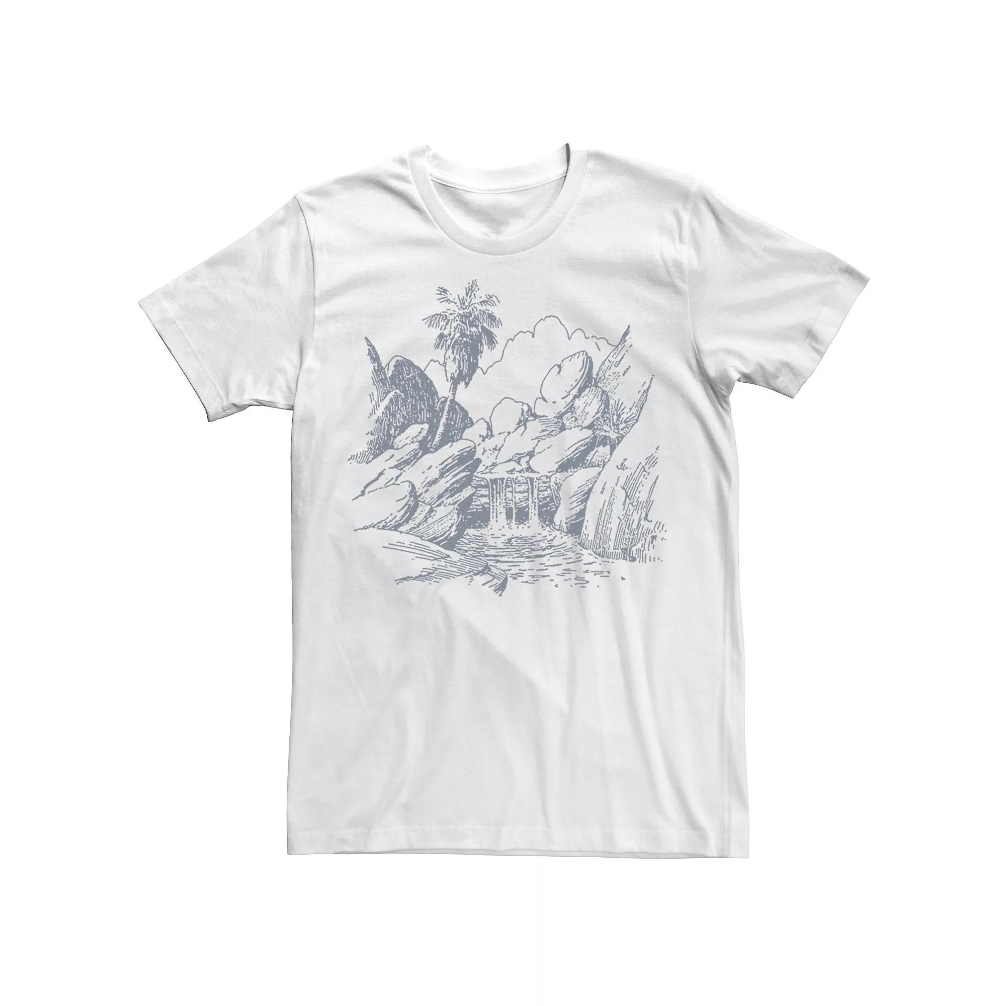 Men's Waterfall Nature Tee,  Product Image
