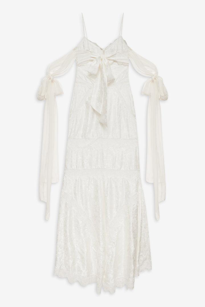 Rita Lace Gown — White Product Image