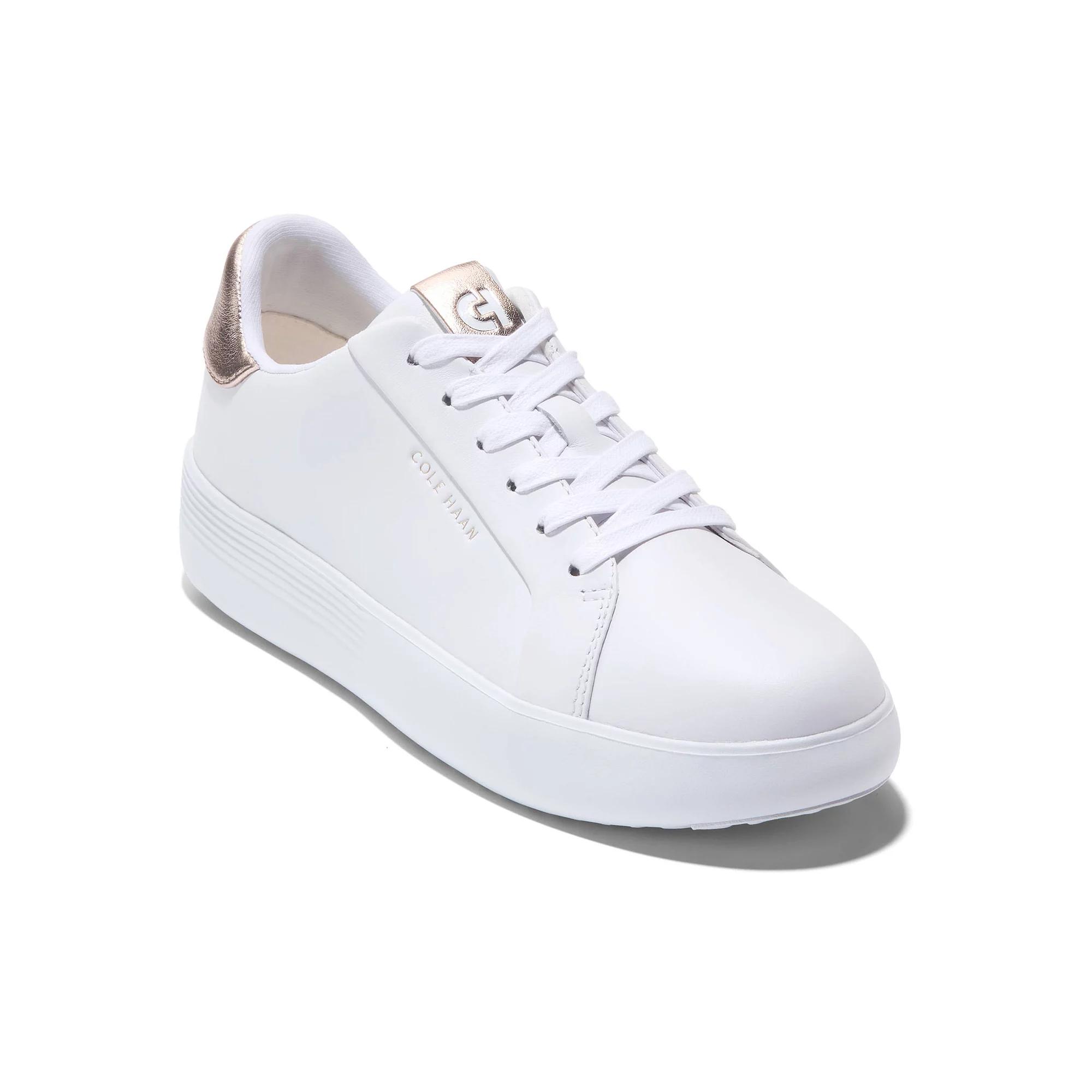 Cole Haan Grand Crosscourt Joy Women's Platform Sneakers, Size: 9, Optic White Rose Gold Product Image