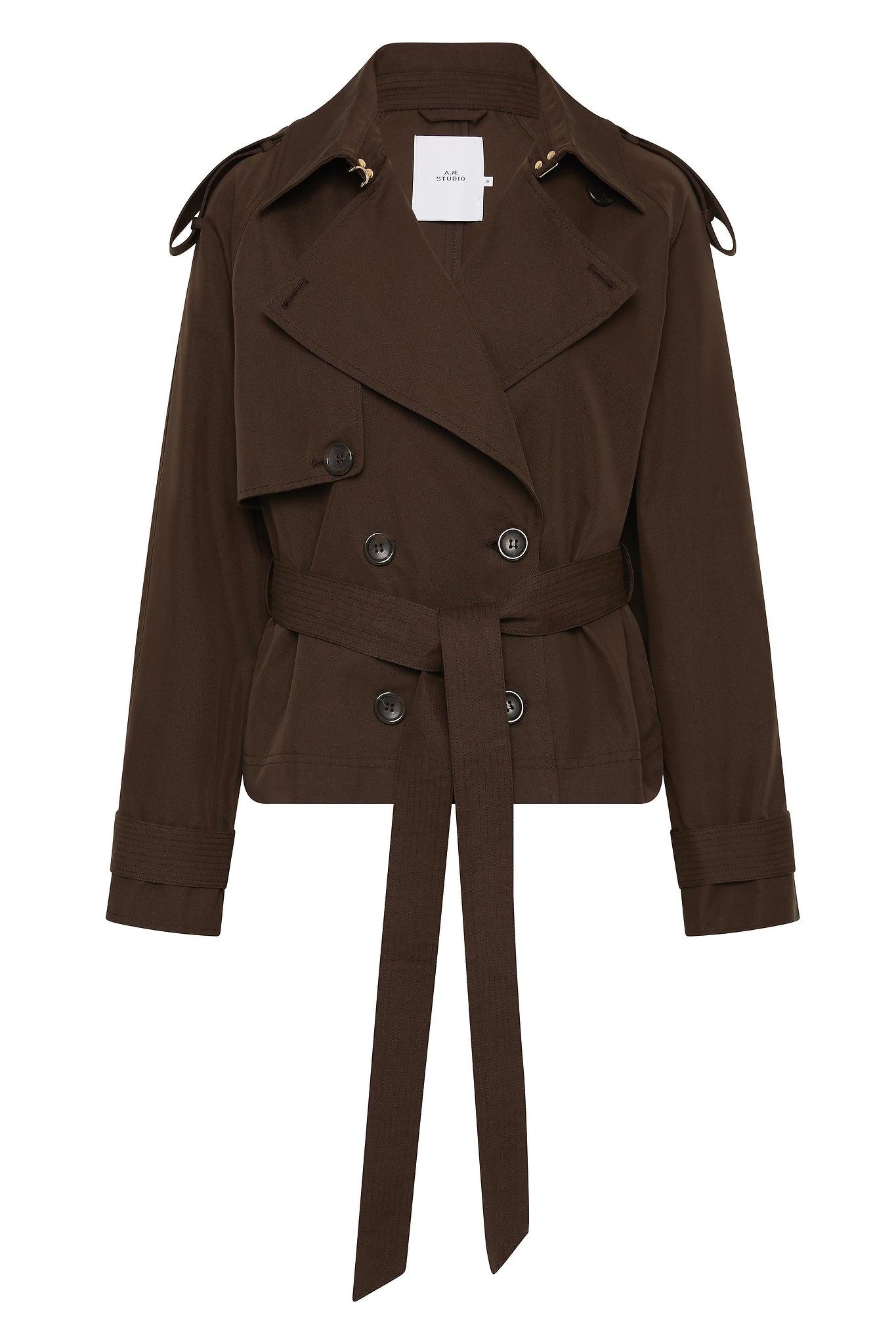 Mineral Cropped Trench Product Image