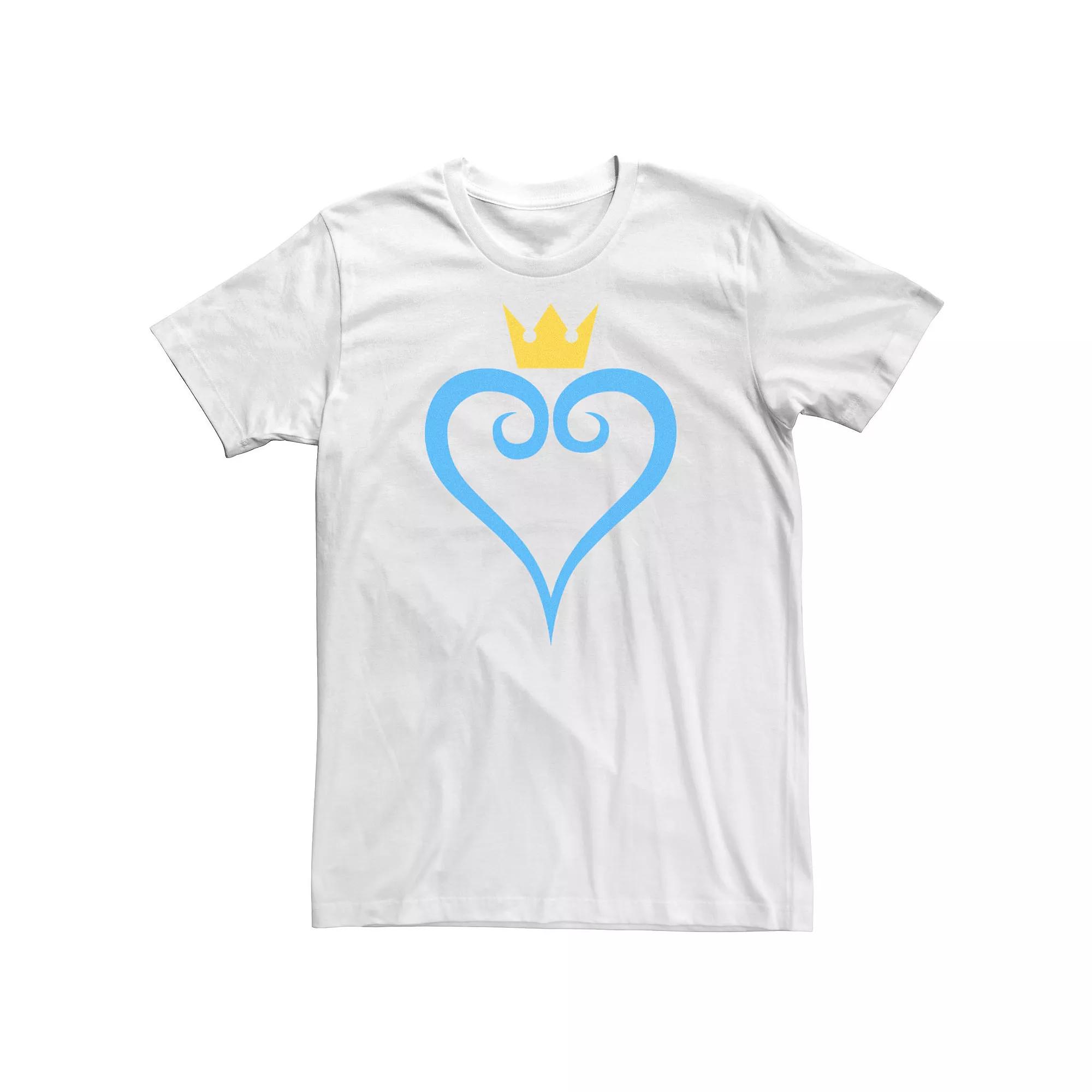 Big & Tall Disney Kingdom Hearts Heart Symbol Tee, Men's,  Product Image