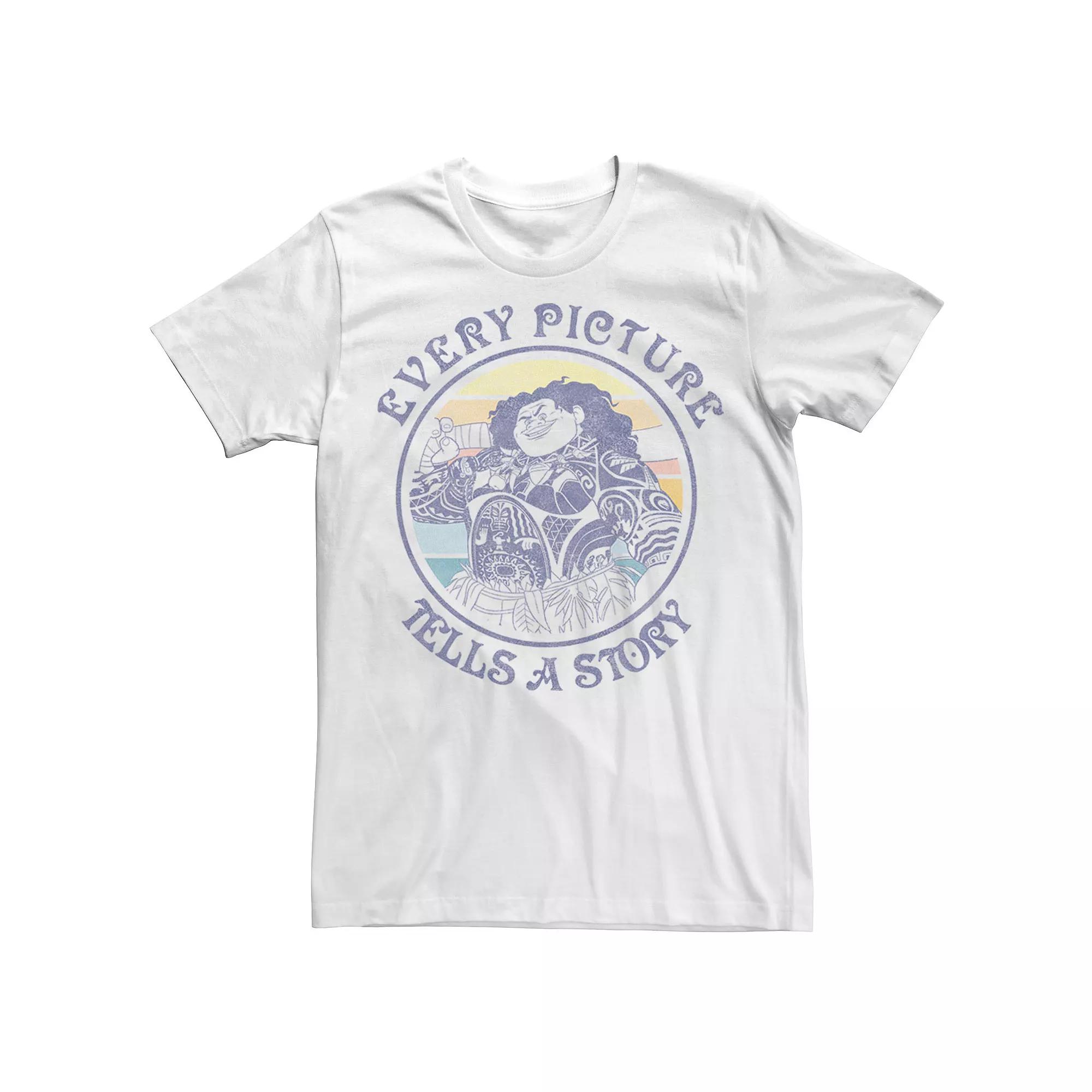 Disney's Moana Maui Men's Every Picture Tells Story Tee,  Product Image