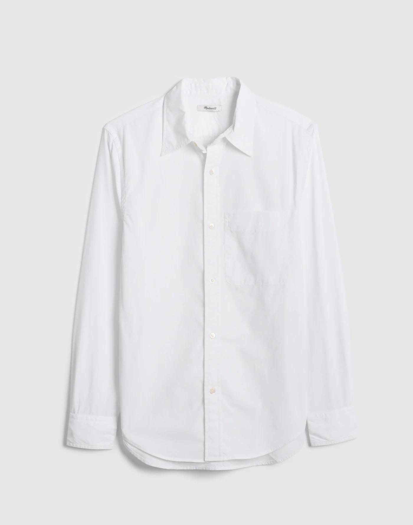 Cotton Poplin Button-Up Shirt Product Image