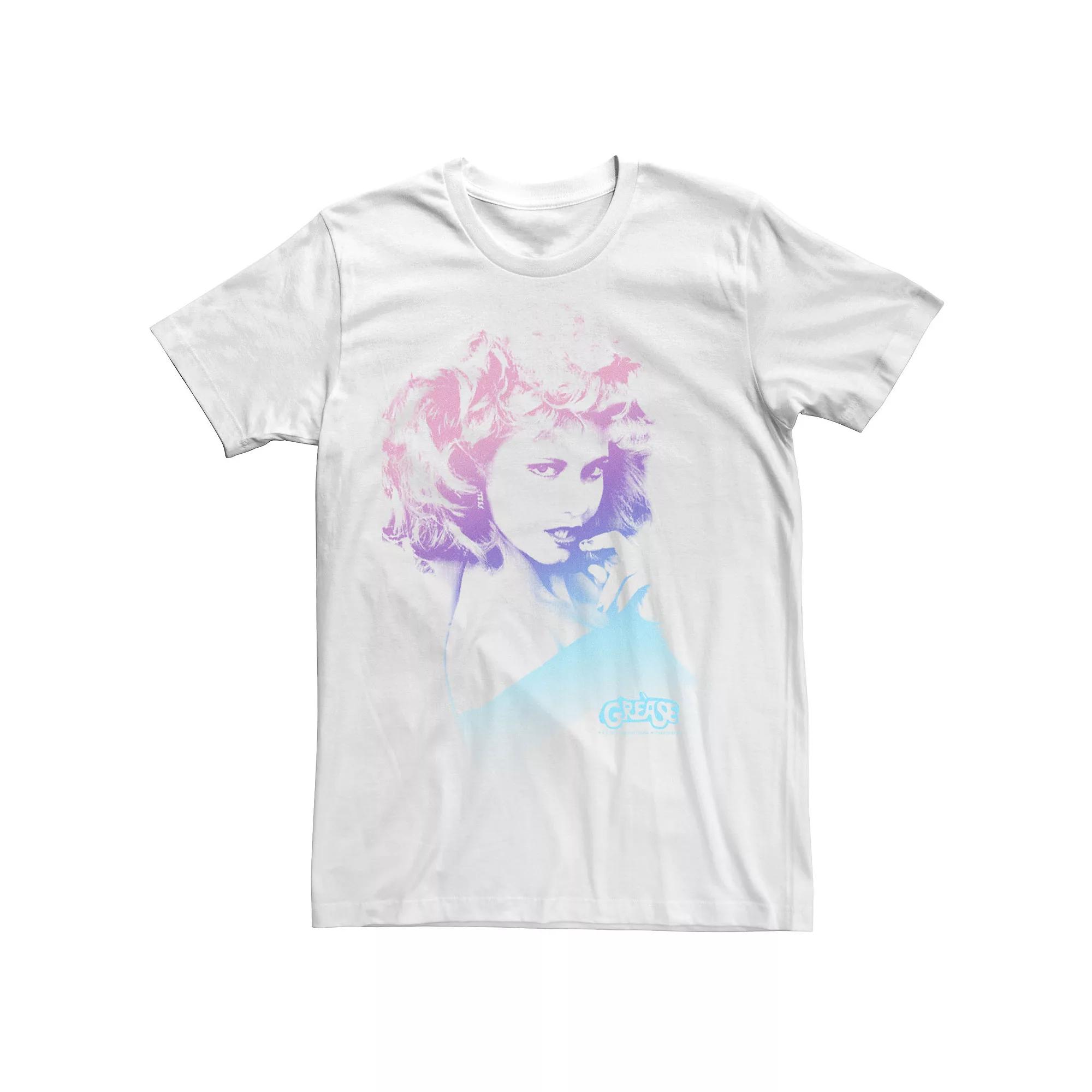 Men's Grease Sandy Halftone Gradient Portrait Tee,  Product Image