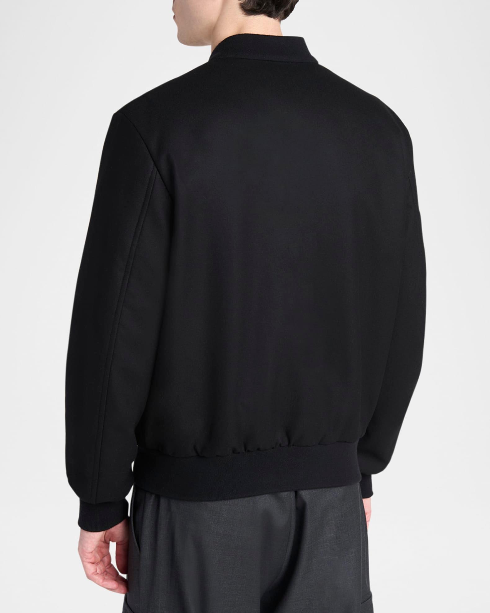 Men's Cashmere Full-Zip Bomber Jacket Product Image