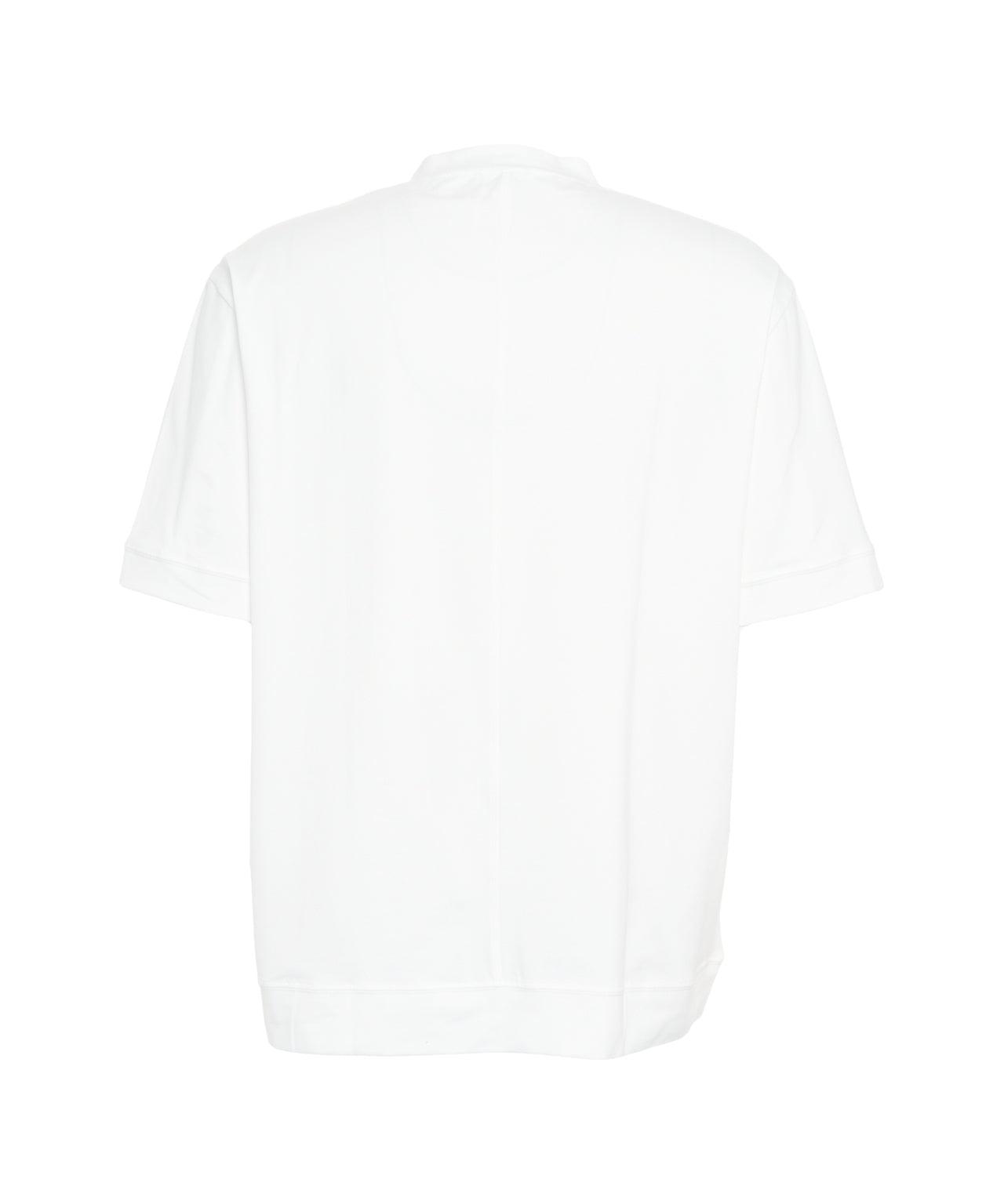 T-shirt with stand-up collar Product Image