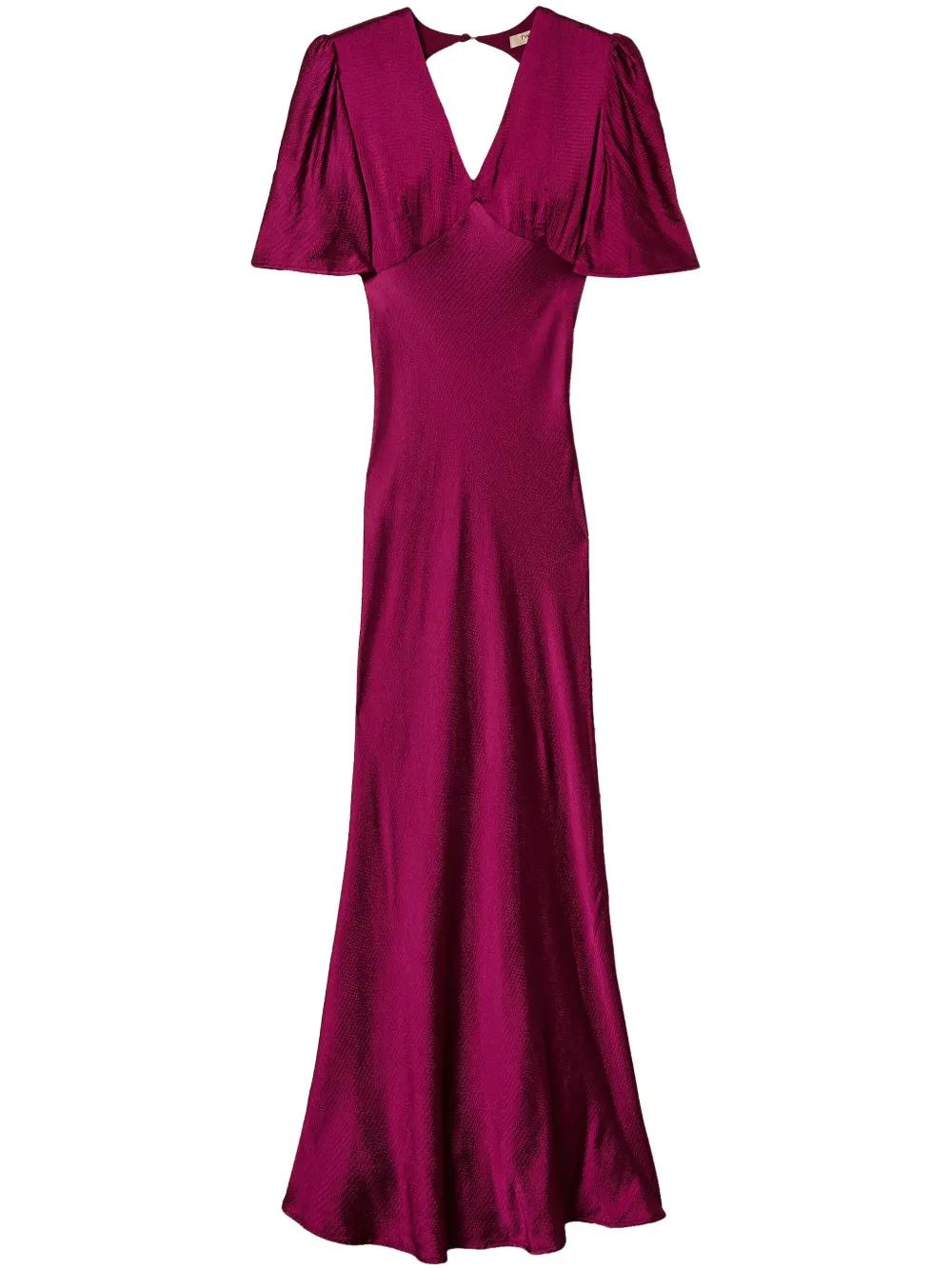 hammered satin dress Product Image