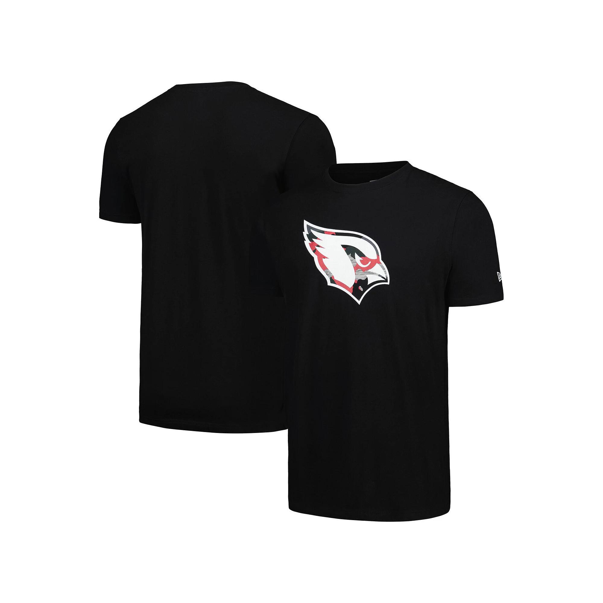 Men's New Era Black Arizona Cardinals Camo Logo T-Shirt, Size: Medium Product Image