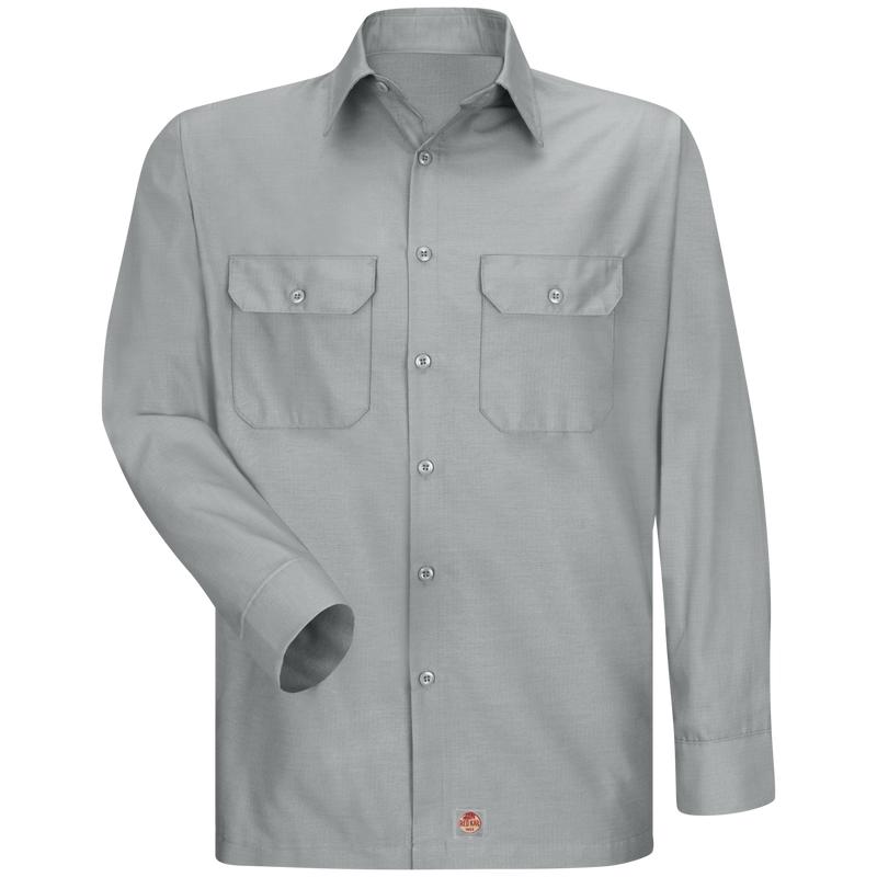 Red Kap Men's Long Sleeve Solid Rip Stop Shirt Product Image