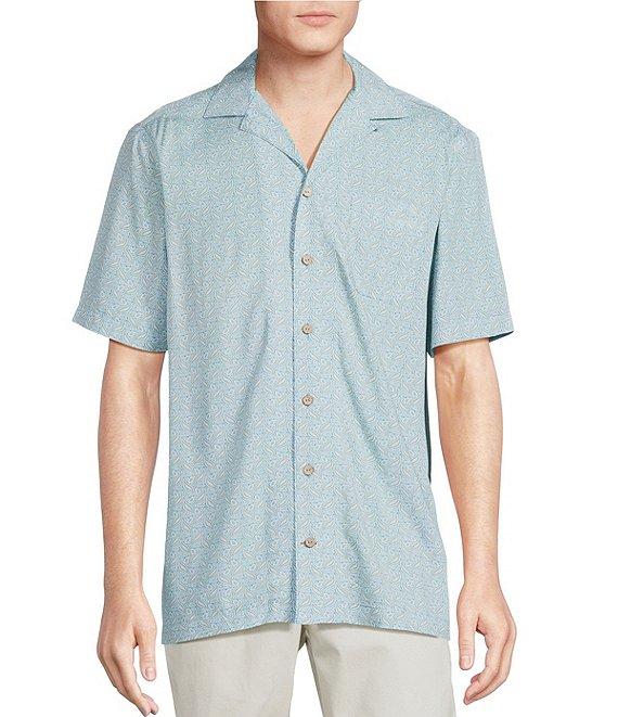 Cremieux Blue Label Floral Print Short Sleeve Woven Camp Shirt Product Image