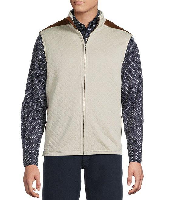 Cremieux Blue Label Big & Tall Quilted Sleeveless Full Zip Vest Product Image