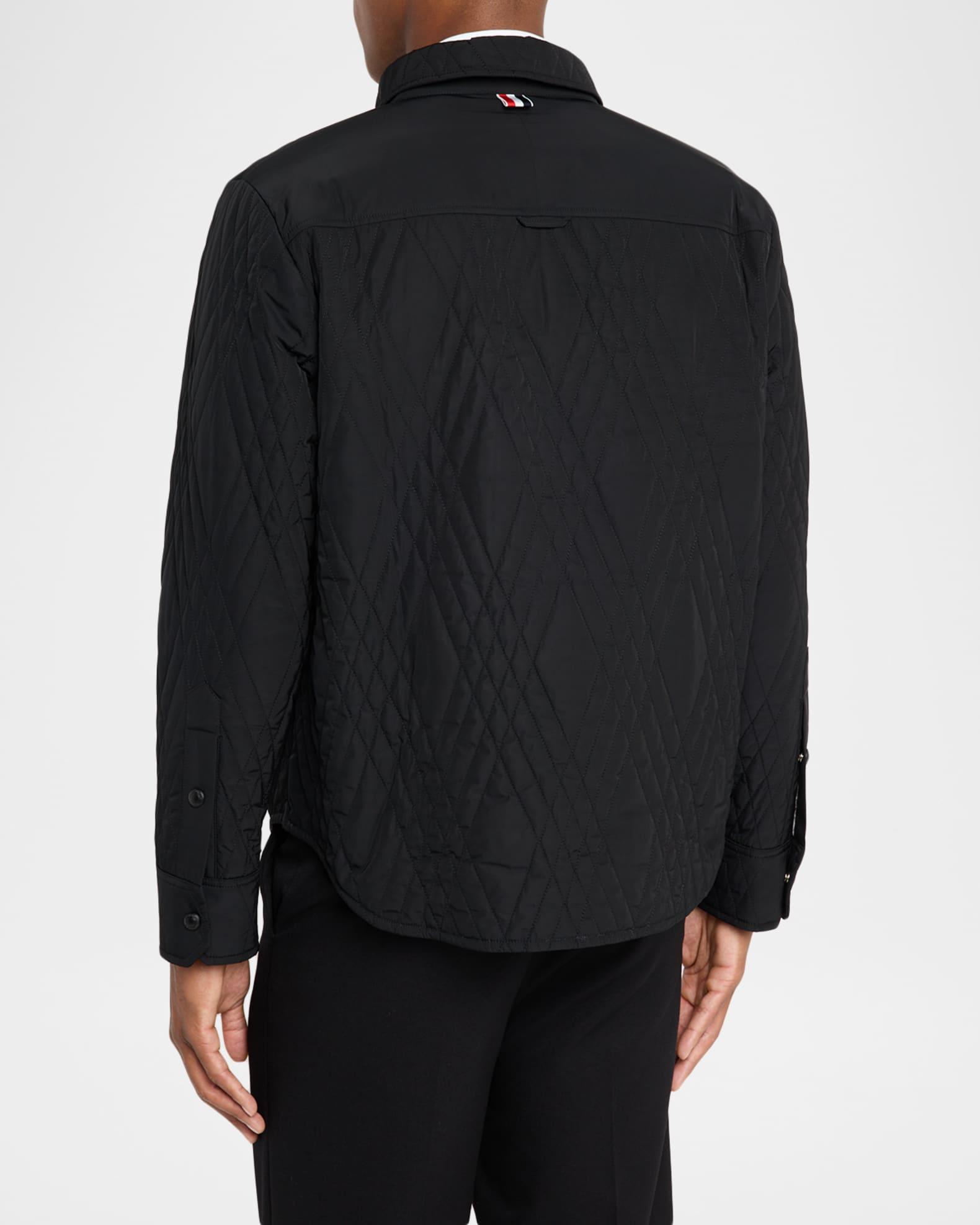 Men's Eco Filled Quilted Twill Overshirt  Product Image