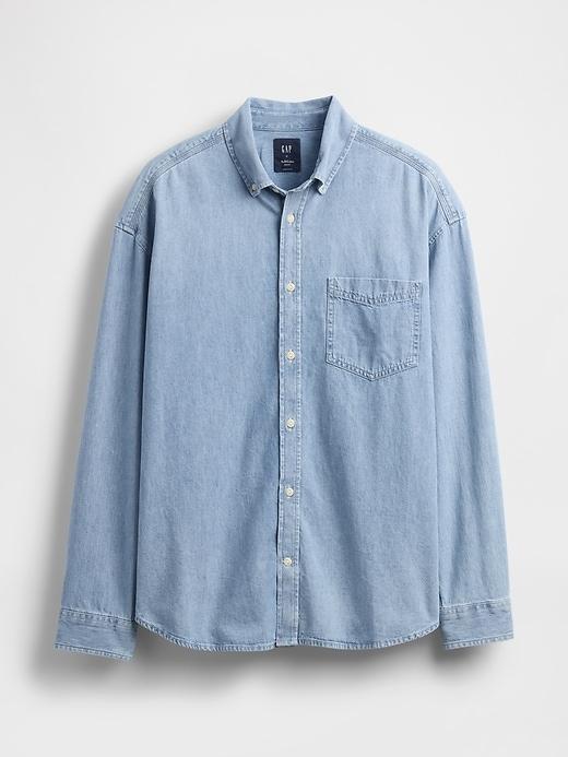 Denim Big Shirt Product Image