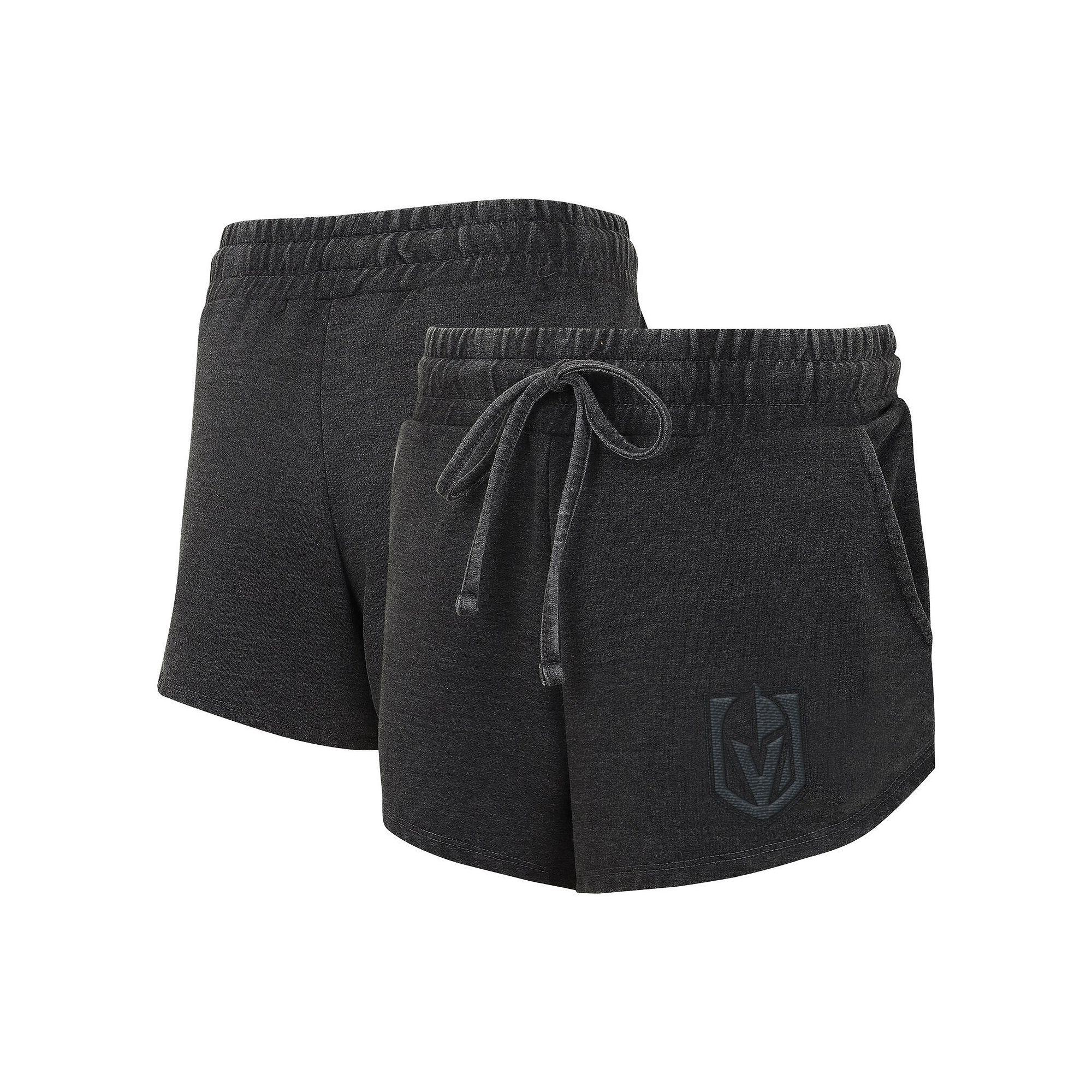 Women's Concepts Sport Charcoal Vegas Golden Knights Volley Fleece Shorts,  Product Image