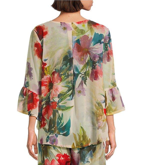 Bryn Walker Osca Viscose Satin Wide Leg Pull-On Pants Product Image