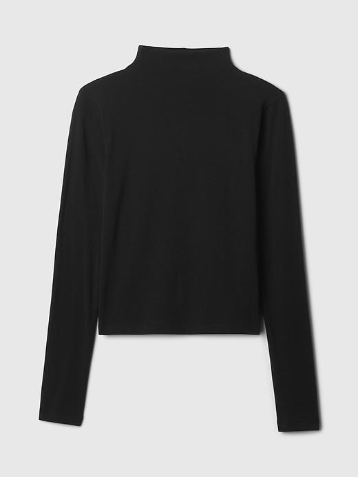 Featherweight Cropped Turtleneck Product Image