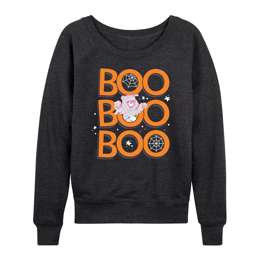 Women's Care Bears Boo Mummy Halloween French Terry Long Sleeve Tee,  Product Image