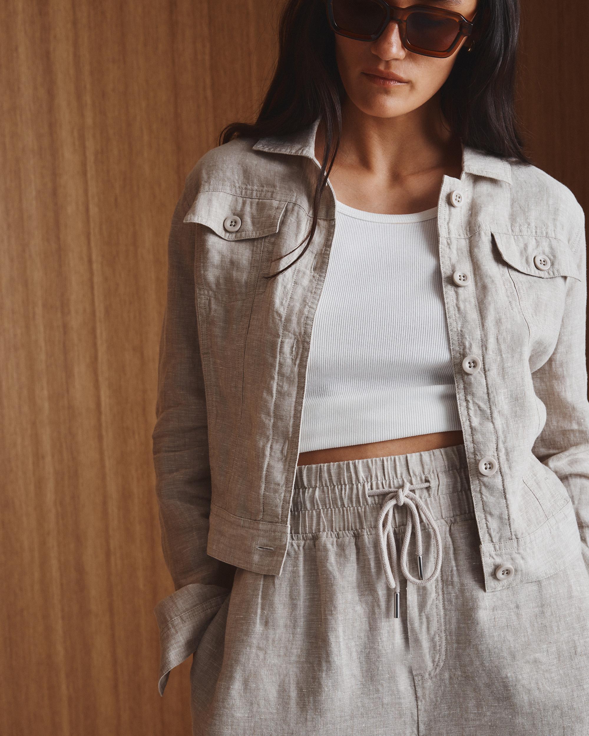 Quince | Women's 100% European Linen Jacket Product Image