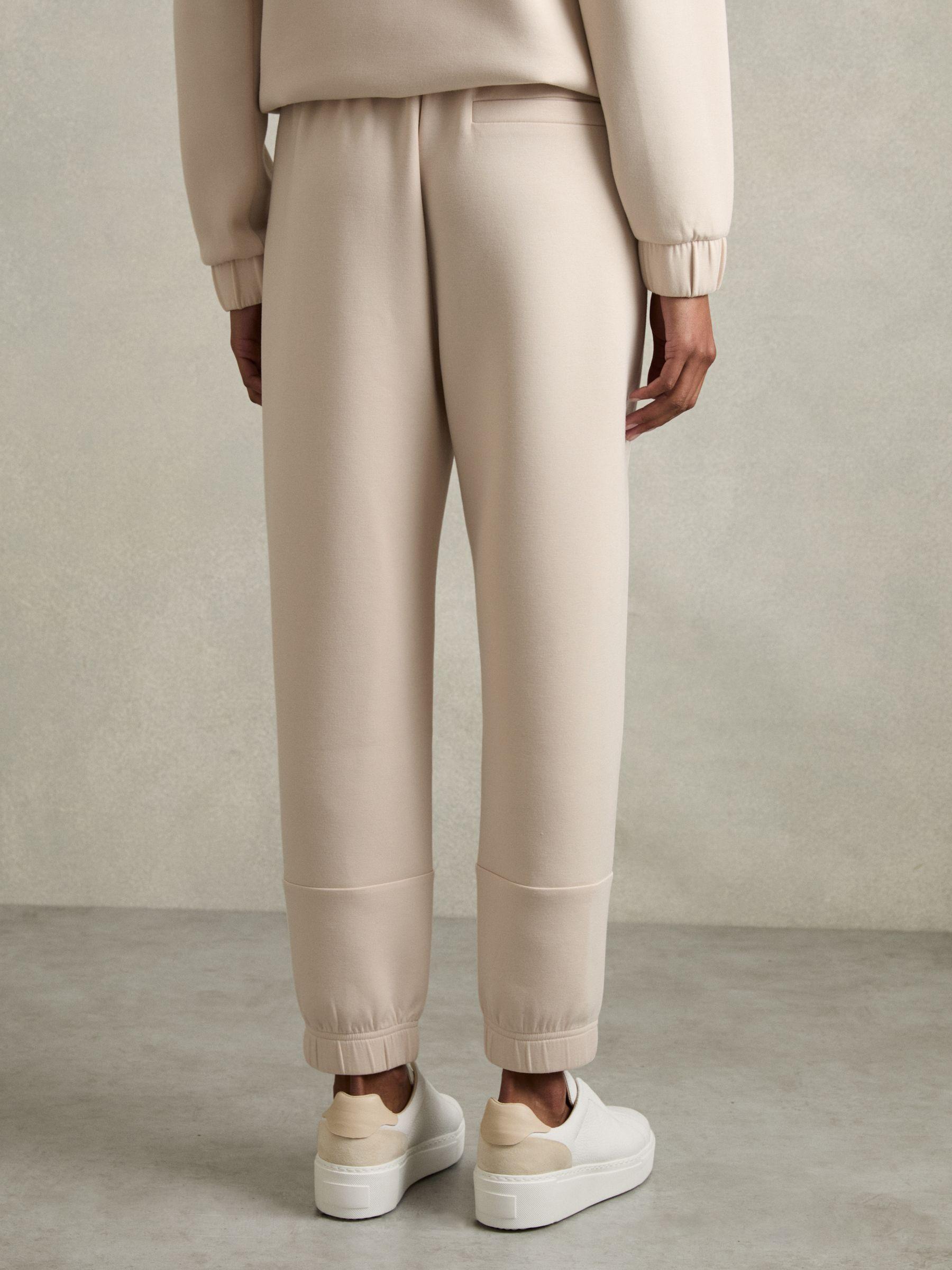 Interlock Tapered Joggers in Stone Product Image