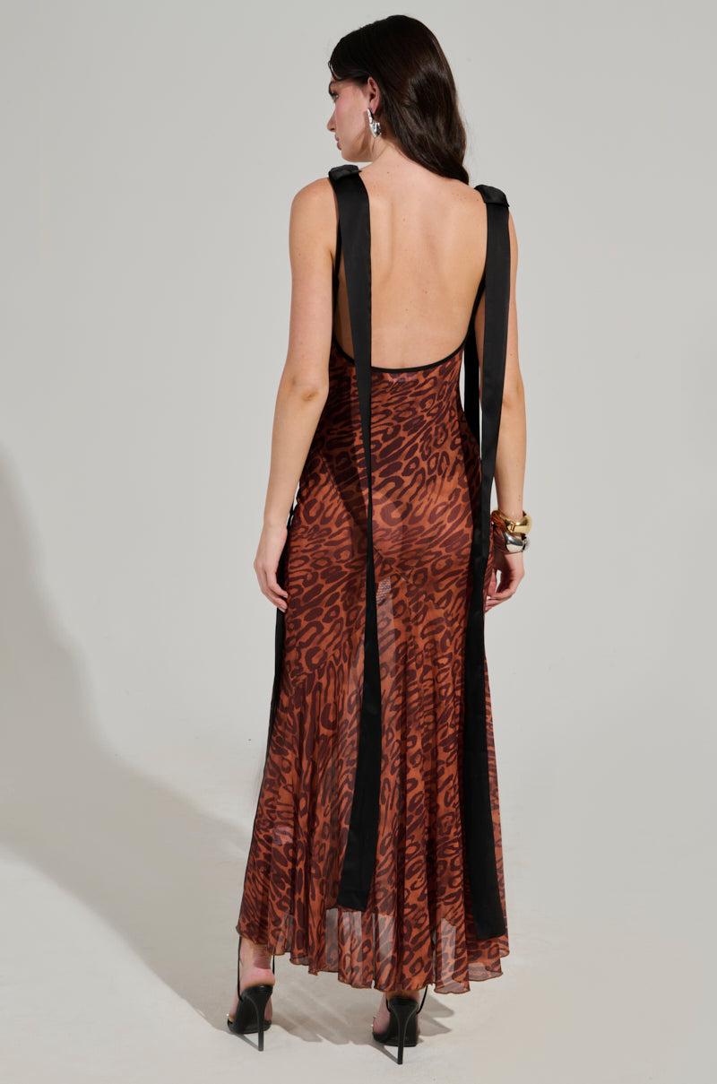 ALL ABOUT ME MESH MAXI DRESS Product Image
