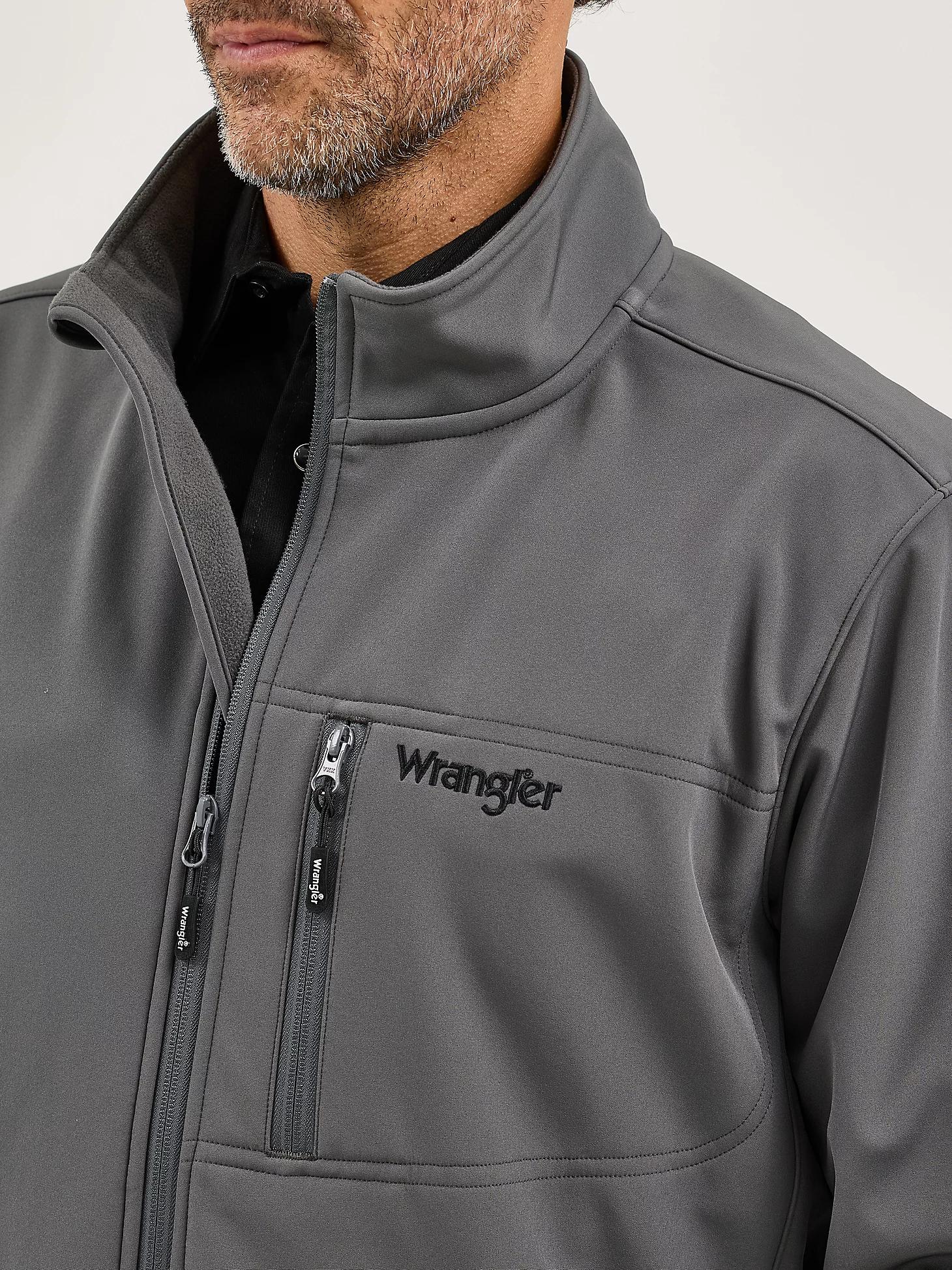 Men's Wrangler® Trail Jacket in Dark Shadow Gray Product Image