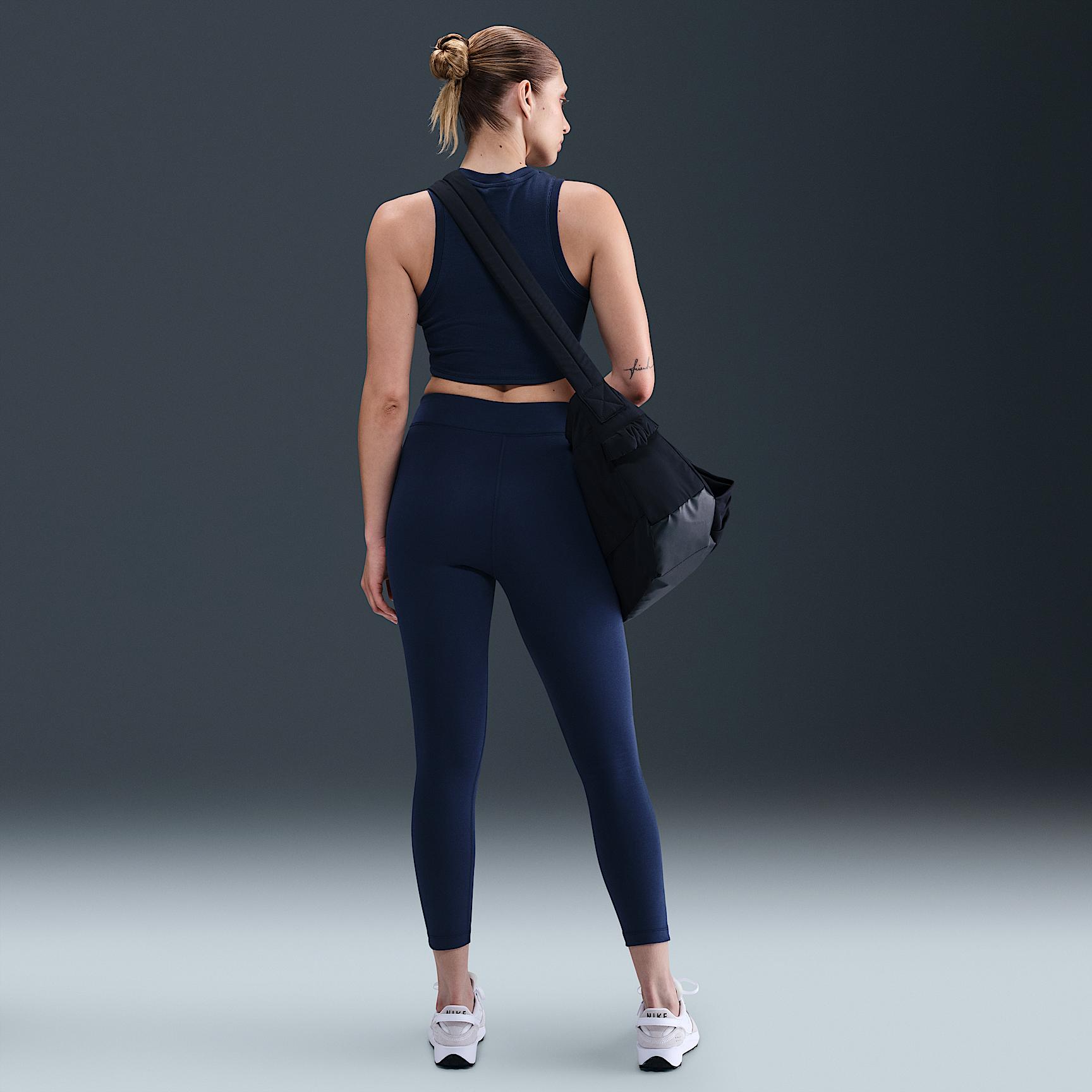 Womens Nike Sportswear Classic High-Waisted 7/8 Leggings | DV7789-410 Product Image