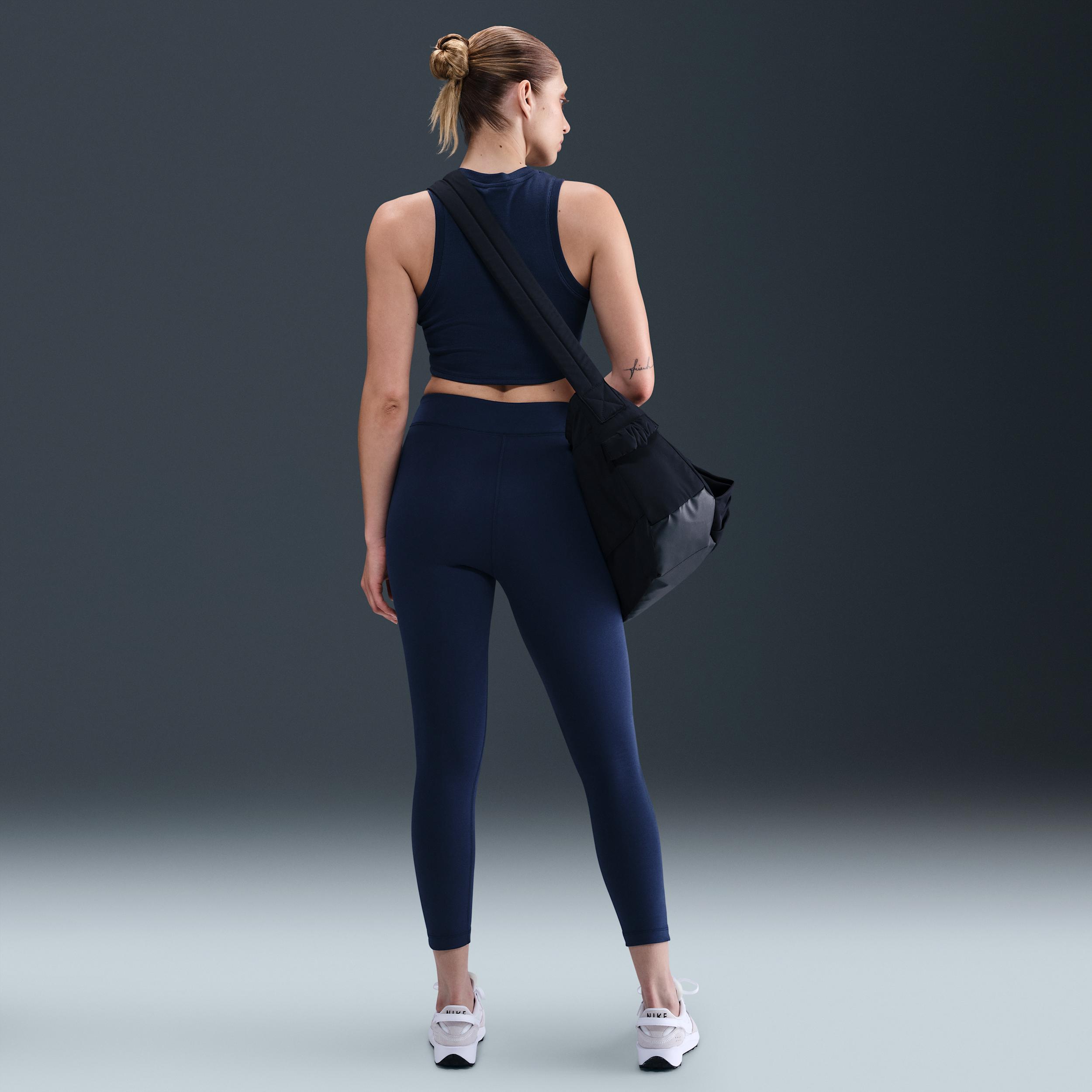 Womens Nike Sportswear Classic High-Waisted 7/8 Leggings | DV7789-410 Product Image