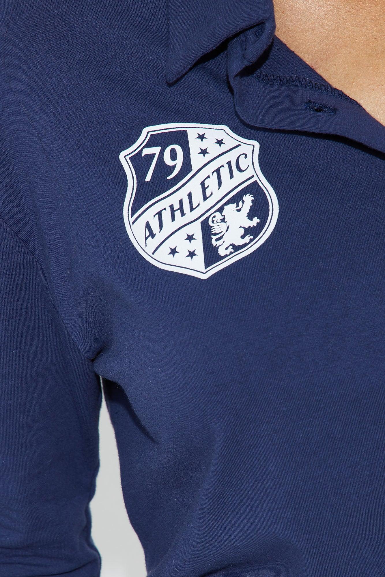 Ivy league Polo Mini Dress - Navy Product Image