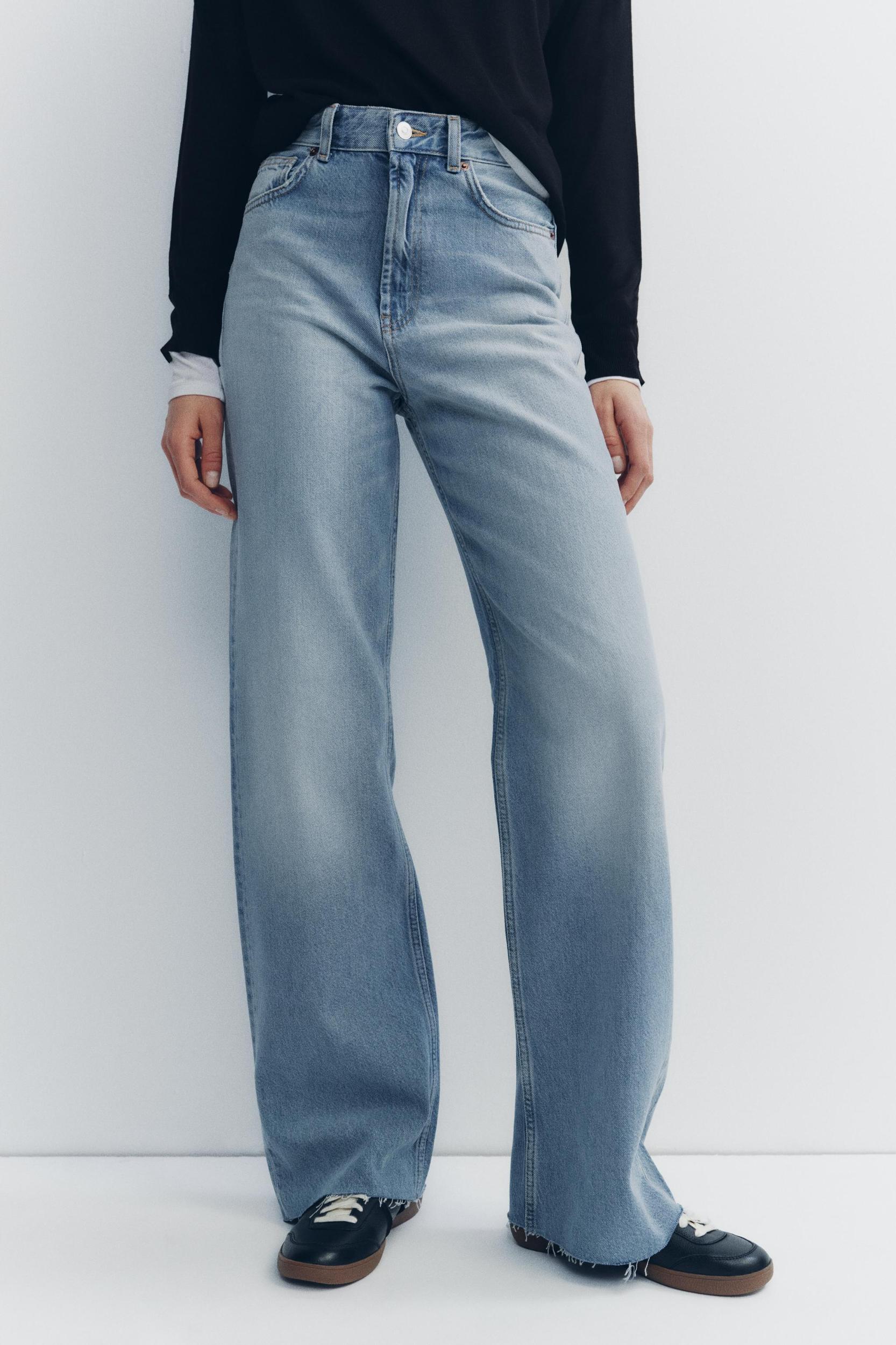 TRF HIGH RISE WIDE LEG JEANS Product Image
