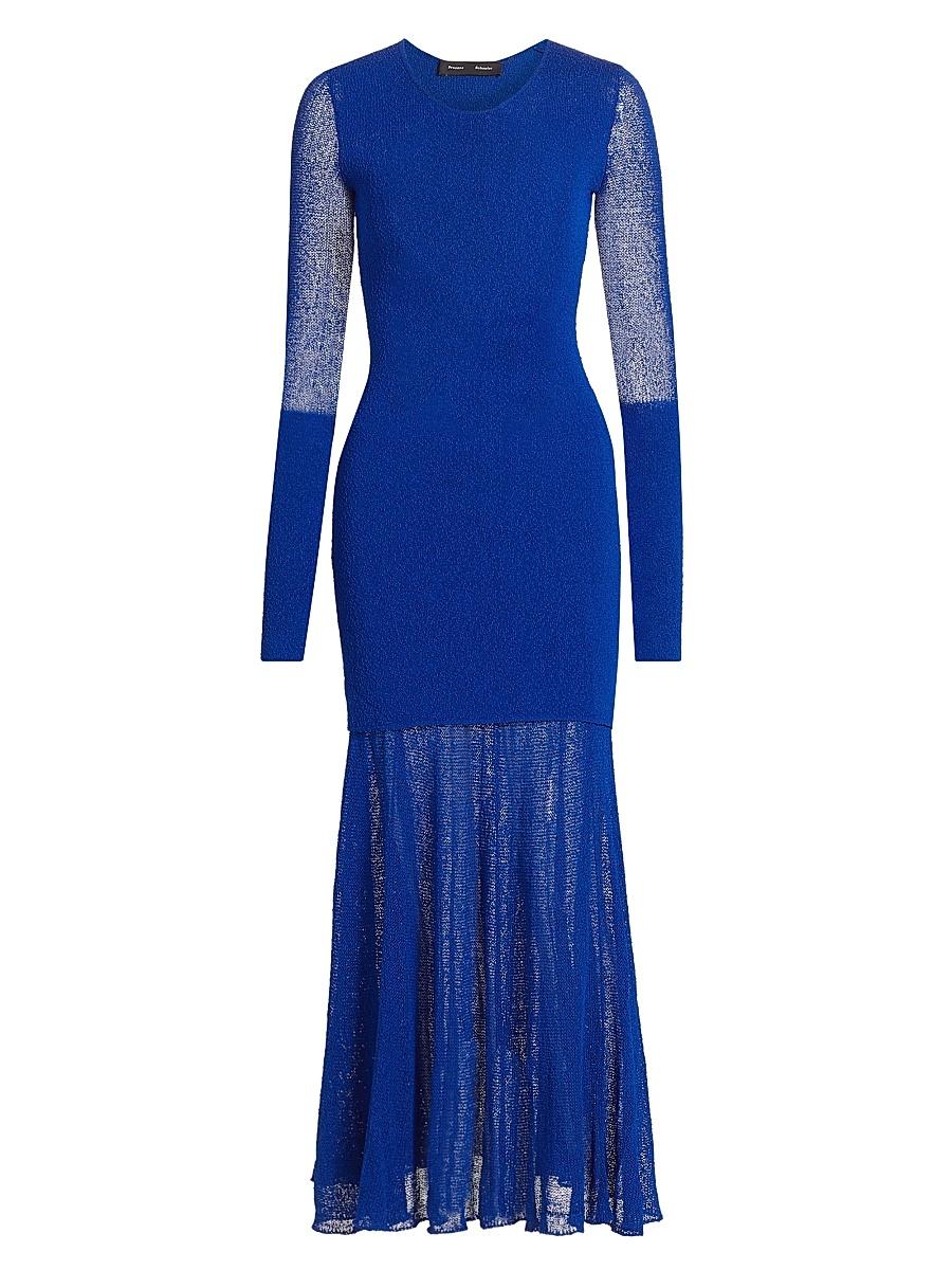 Womens Anita Long-Sleeve Knit Maxi Dress Product Image