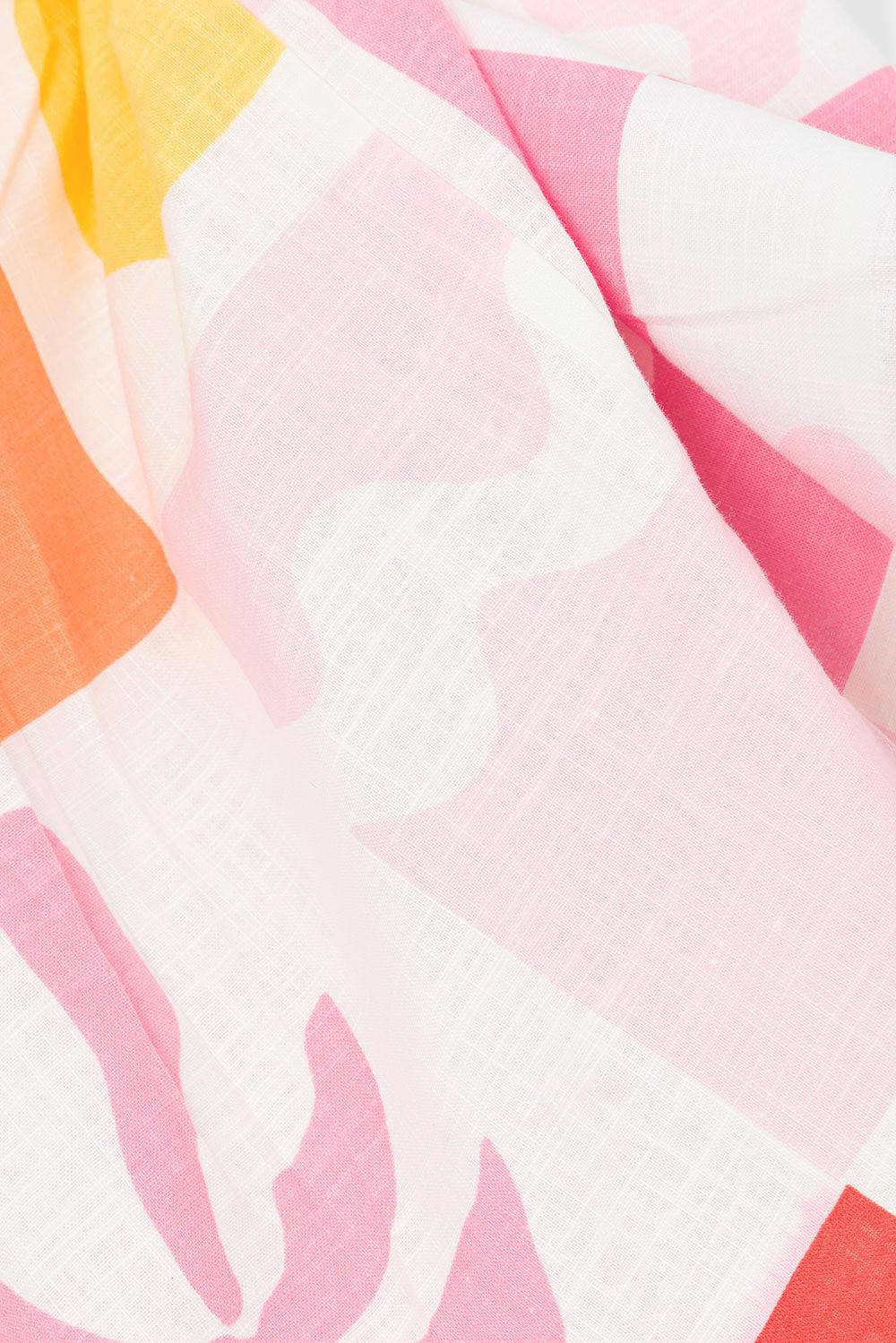 Seona Shorts - Palm Tile Fuego Product Image