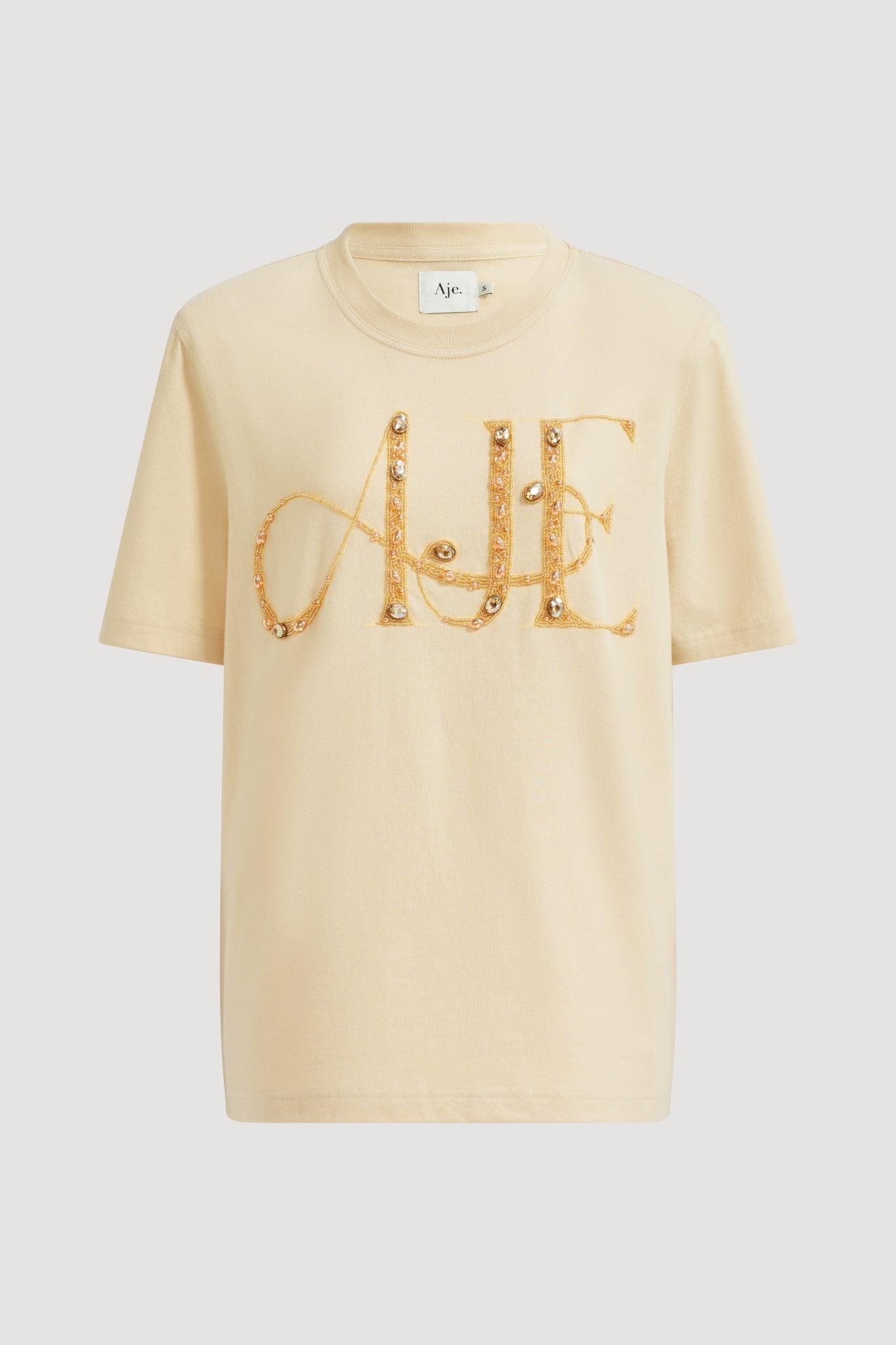 Marietta Logo Tee-SANDSHELL/GOLD / XXS Product Image