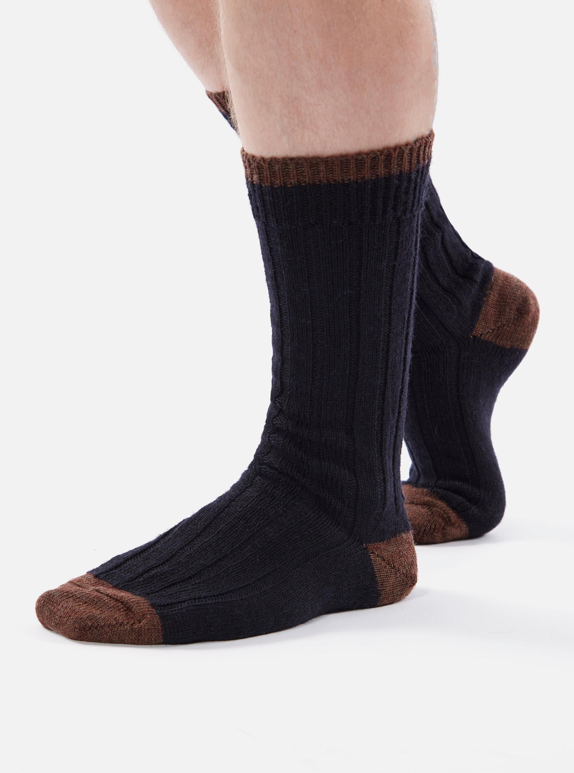 Navy Wool Hike Sock Product Image