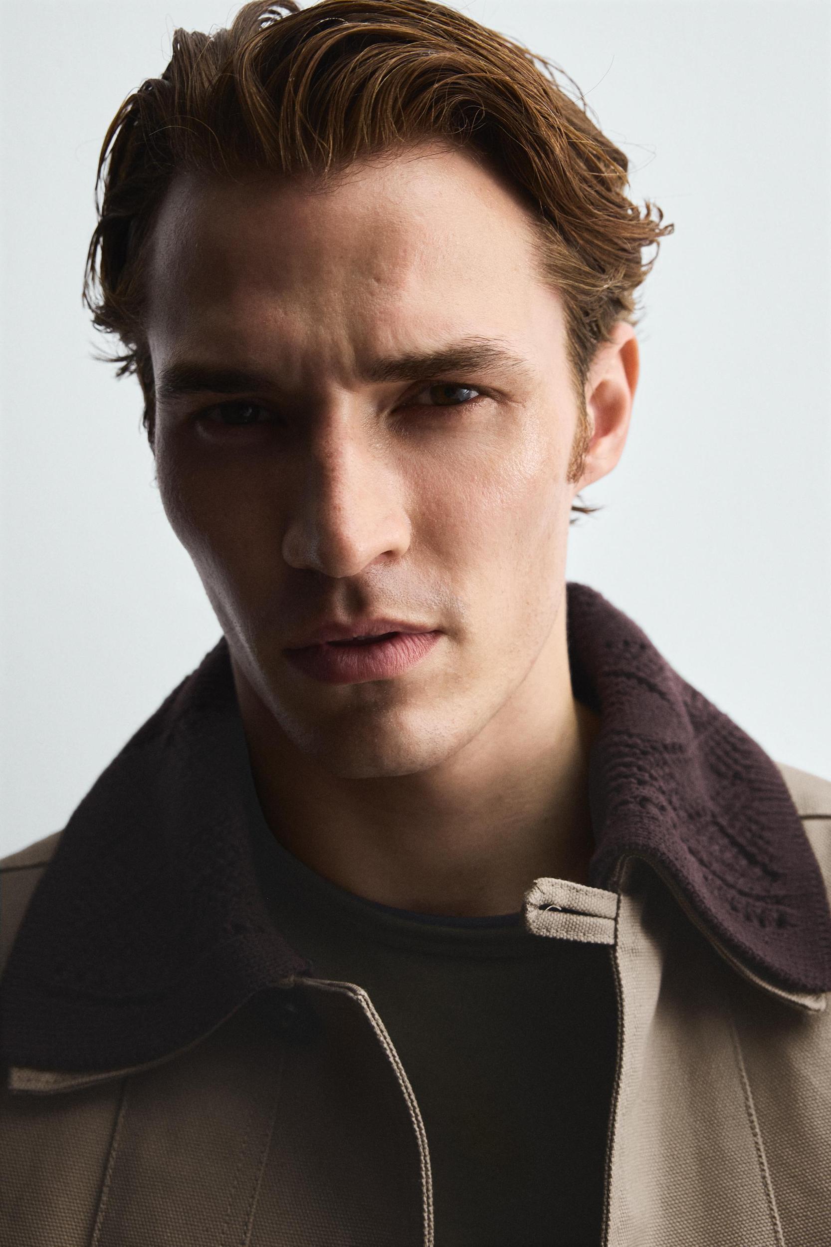 CONTRAST CROCHET COLLAR JACKET Product Image