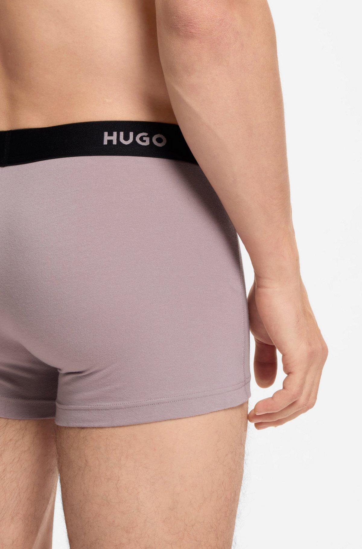 Three-pack trunks with jacquard logo waistband Product Image