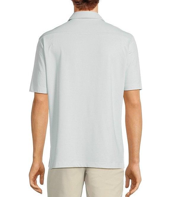 Hart Schaffner Marx Luxury Performance Short Sleeve Houndstooth Coatfront Shirt Product Image