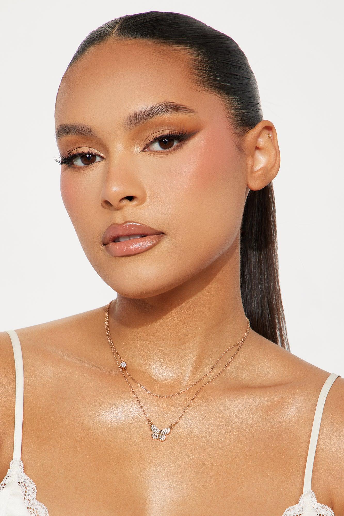 Starlight Wings Necklace - Gold Product Image