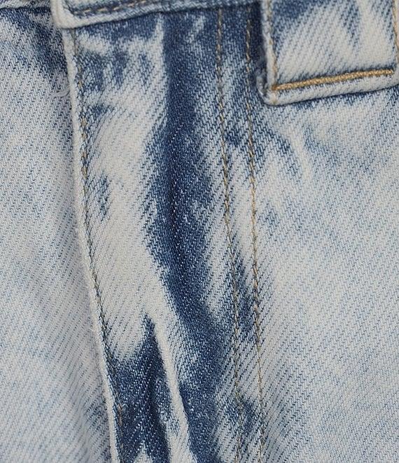 Every Acid Wash Denim High Rise Wide Barrel Leg Jeans Product Image