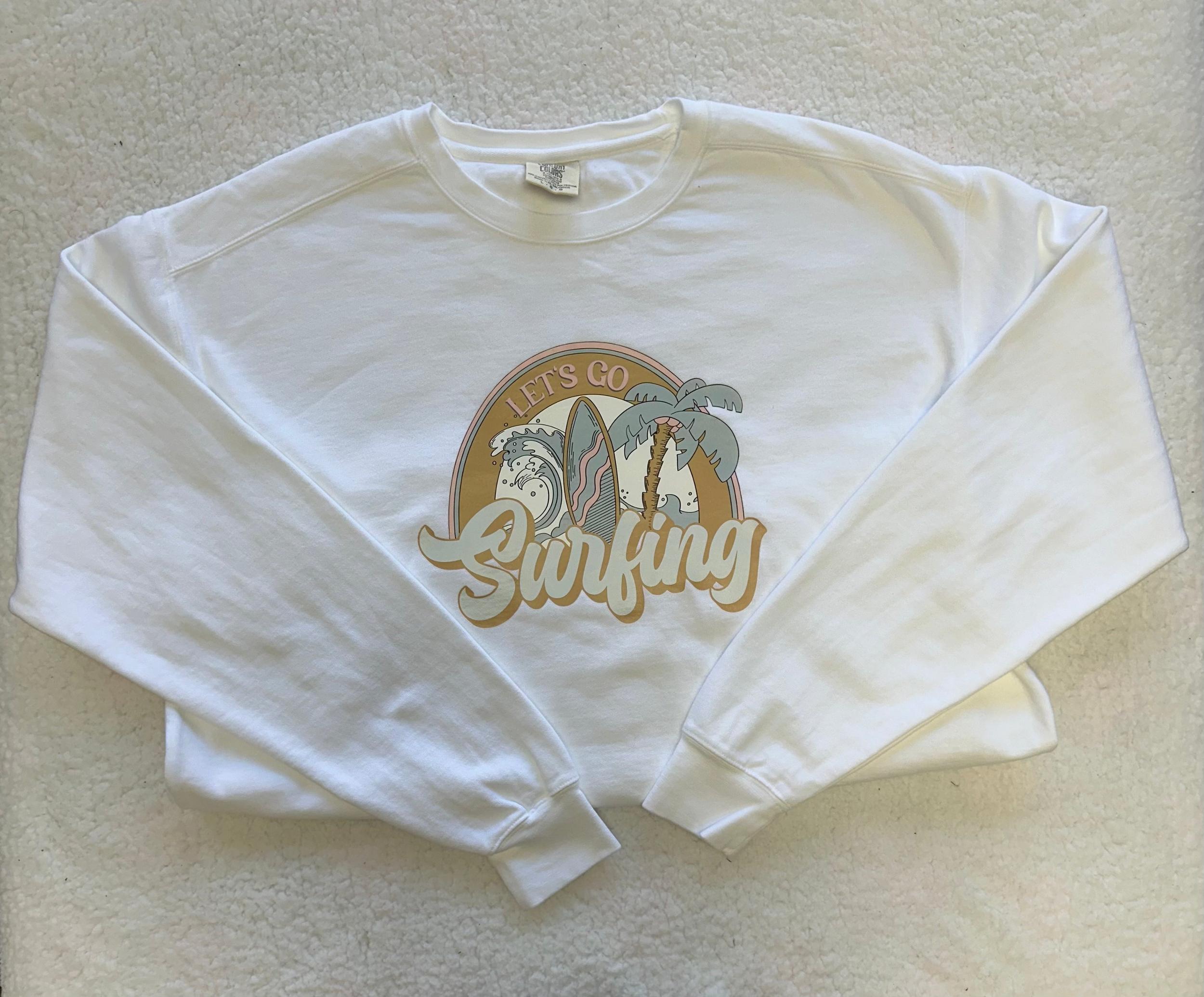 Lets Go Surfing Sweatshirt (Size 2XL) Product Image
