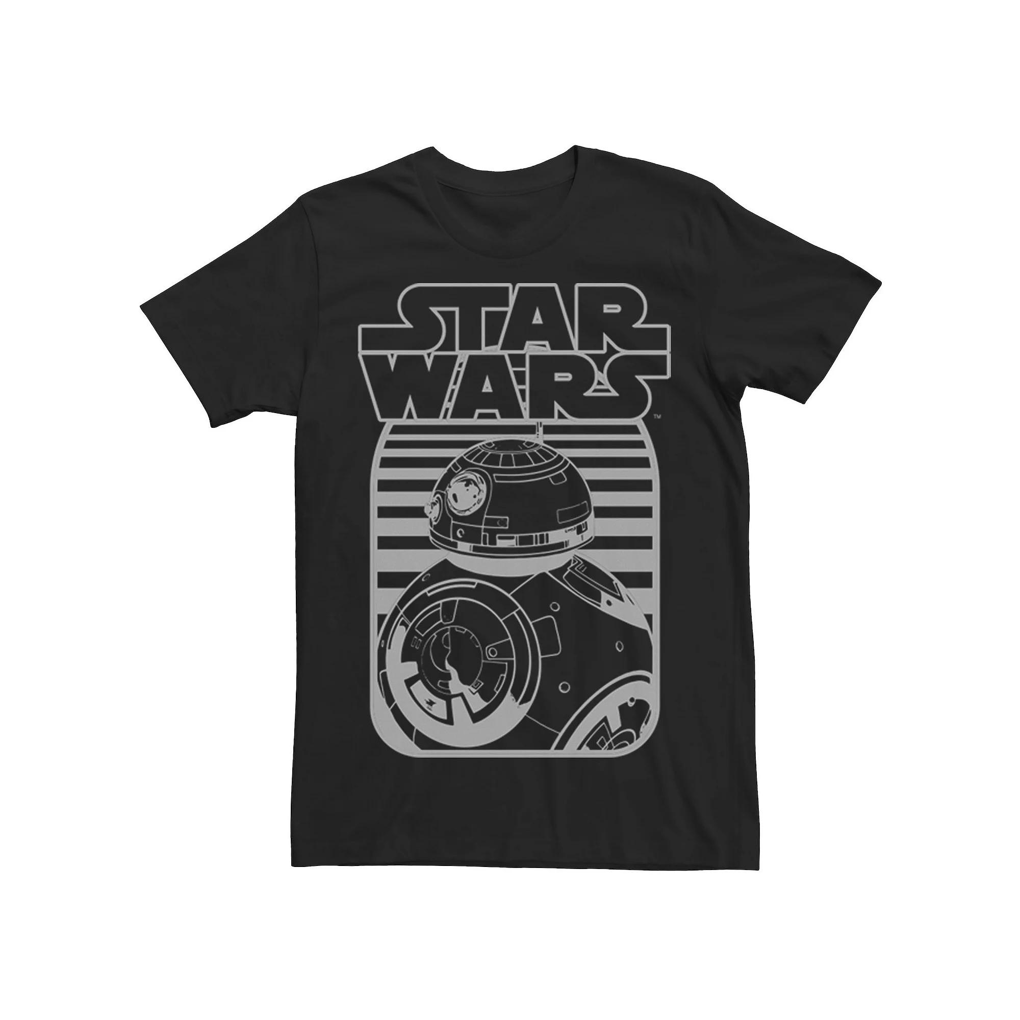 Men's Star Wars BB-8 Black & White Graphic Tee,  Product Image
